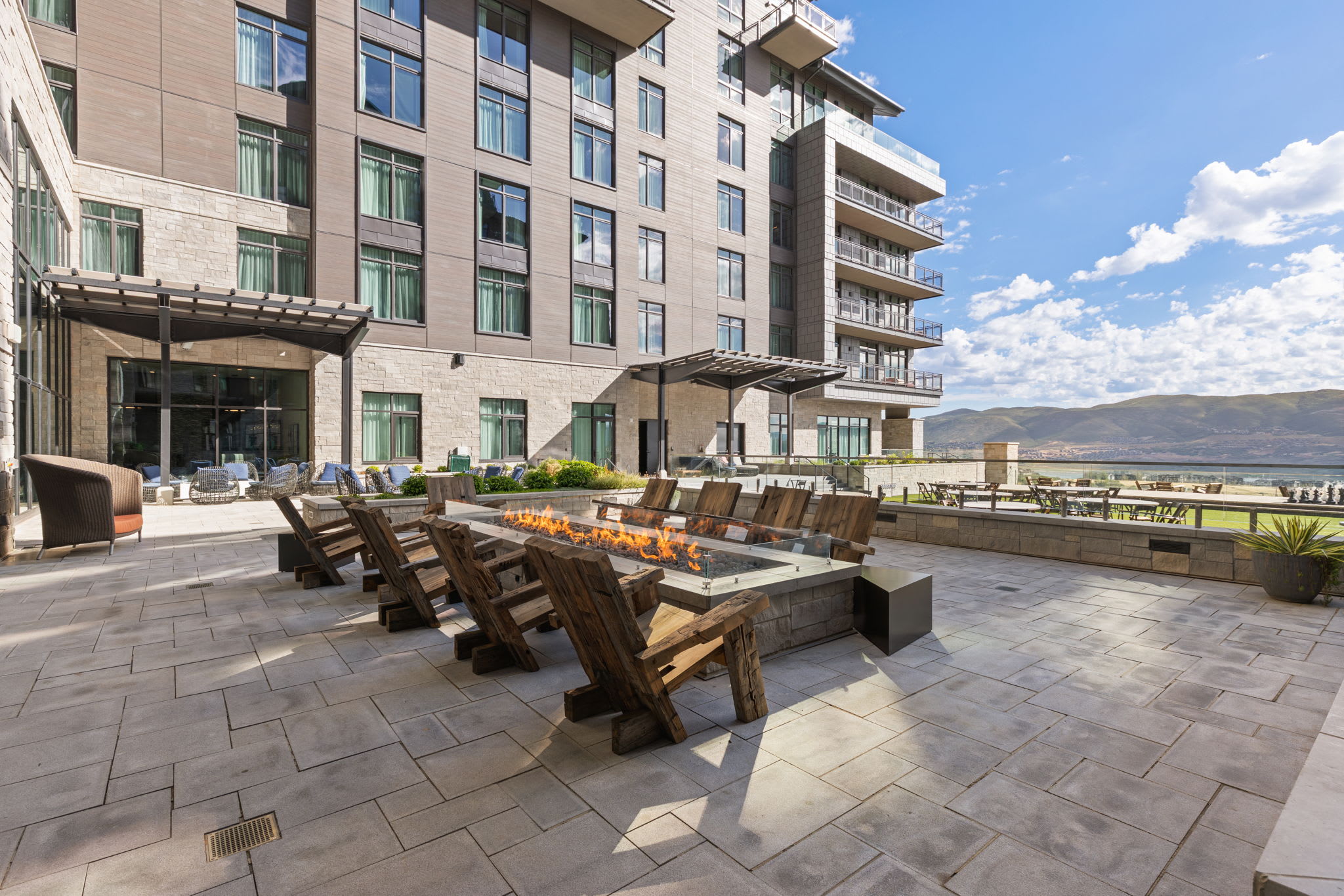 Patio | Aurora Summit in Deer Valley, Utah by Luxus Vacation Properties