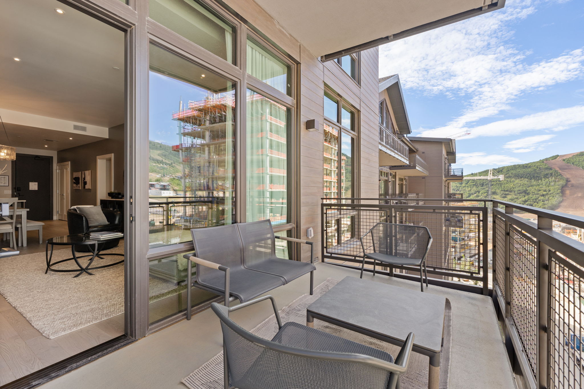 Balcony | Aurora Summit in Deer Valley, Utah by Luxus Vacation Properties