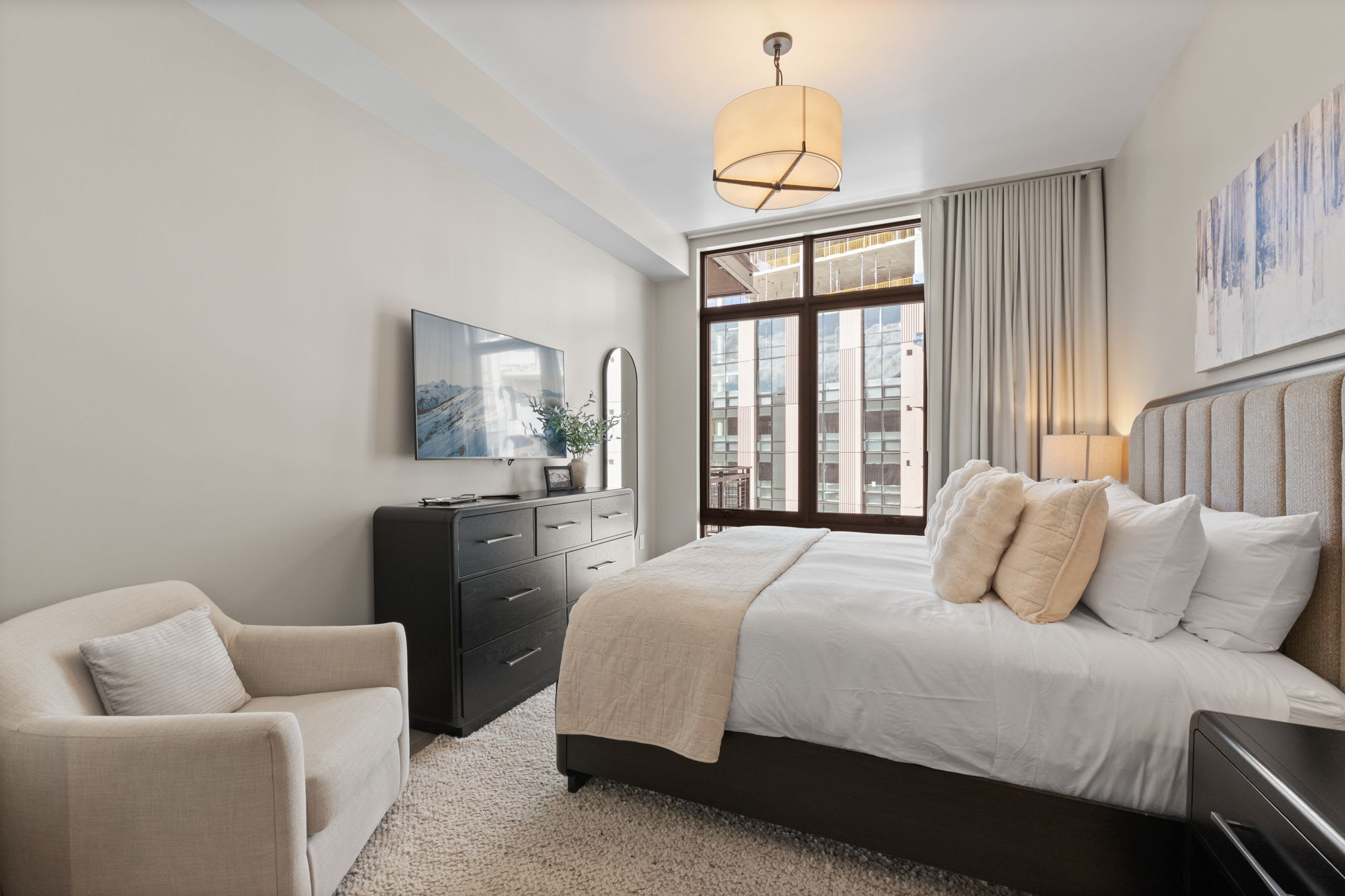 Primary Bedroom | Aurora Summit in Deer Valley, Utah by Luxus Vacation Properties