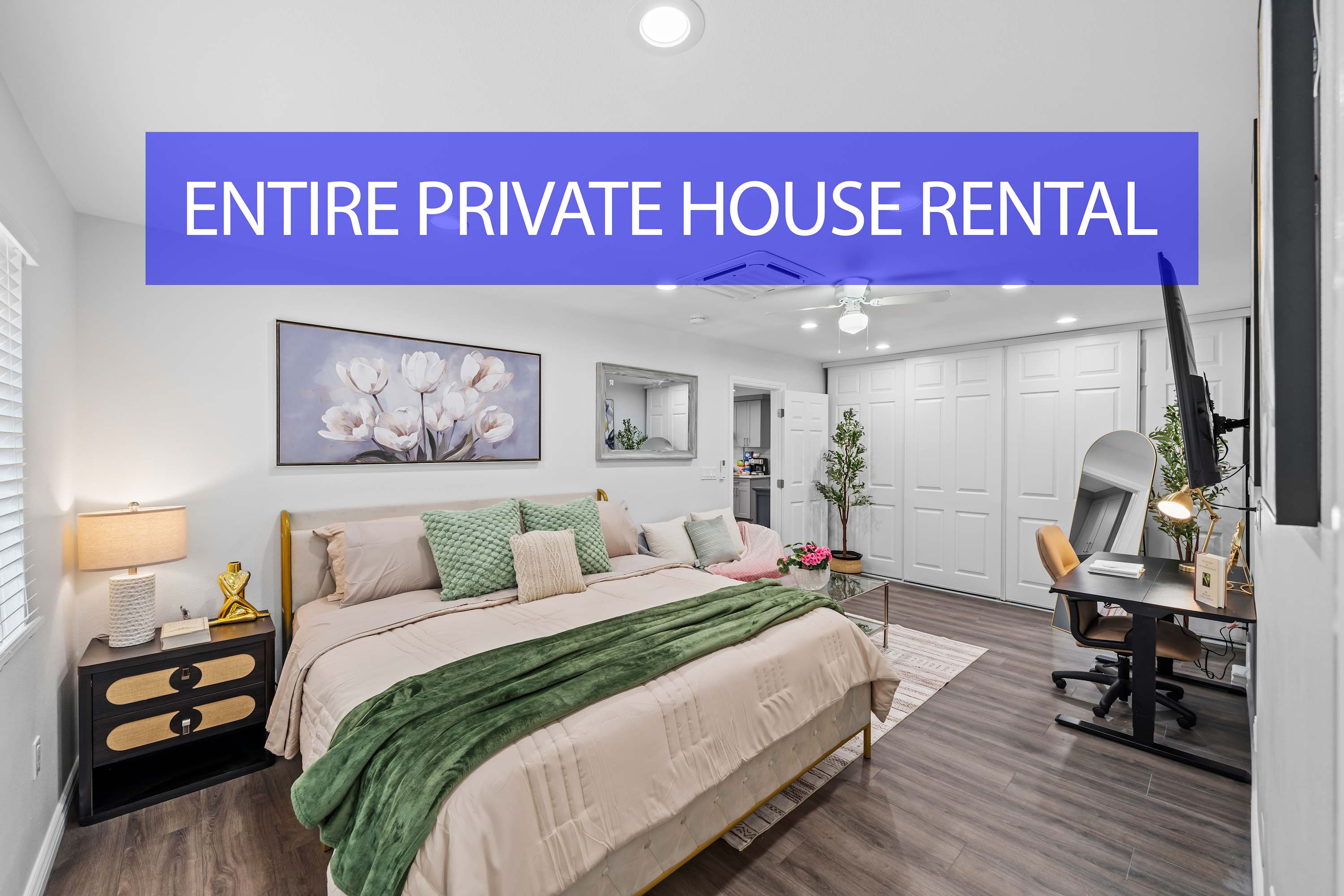 3-bed 3-bath, Gated Yard, King Bed, Prime Location - San Diego, CA