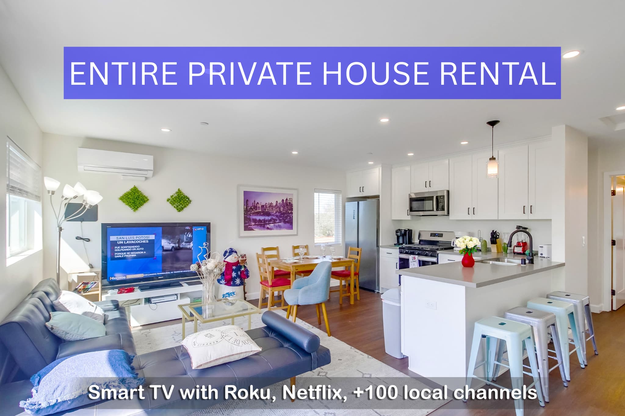 Modern 3-br Home Near San Diego Downtown & Beach - San Diego, CA