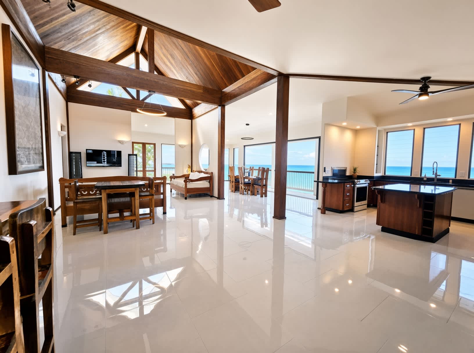 Breathtaking Oceanfront Home on Lava Rock Beach.
