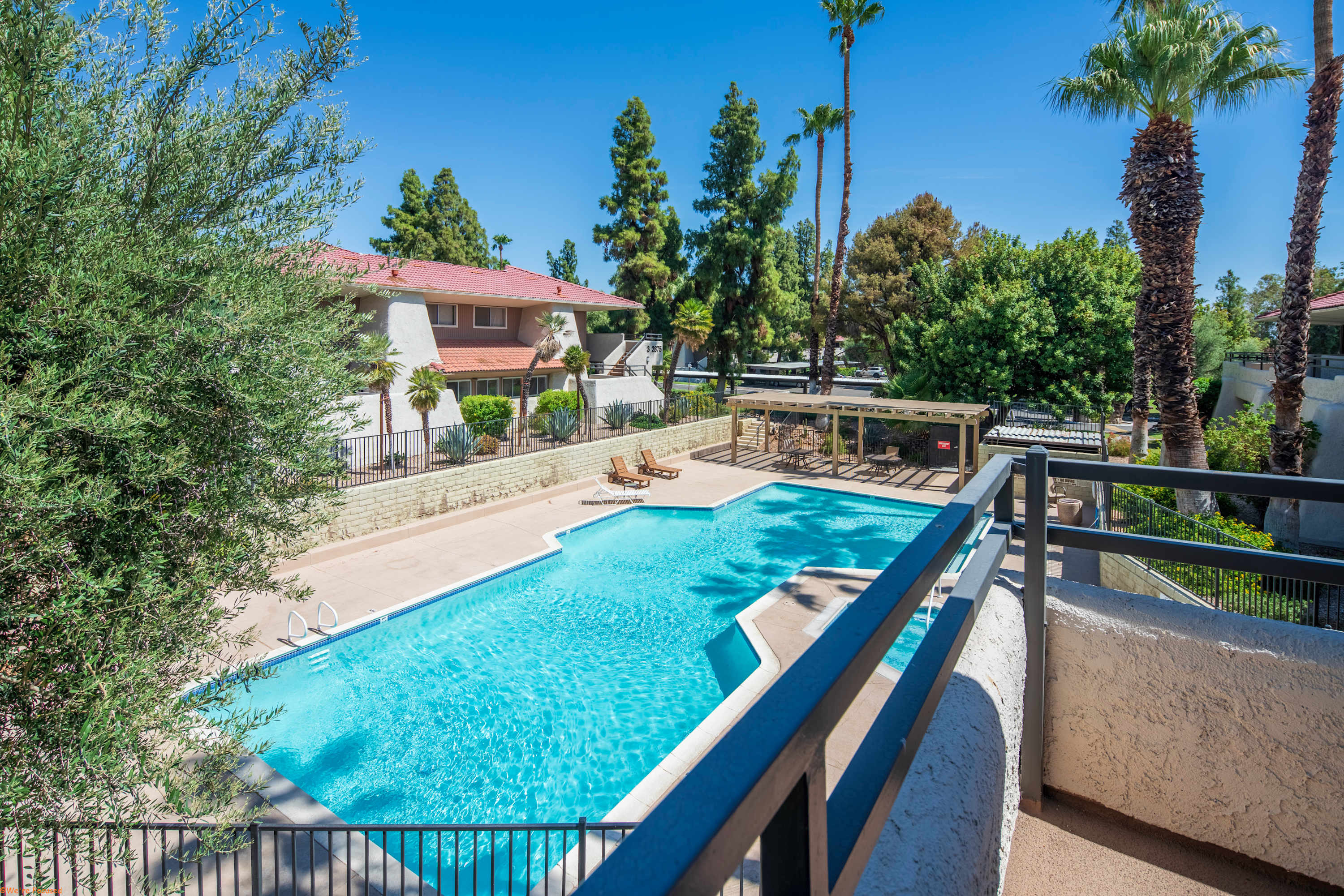 Make a splash or soak in the sunshine at the sparkling community pool​