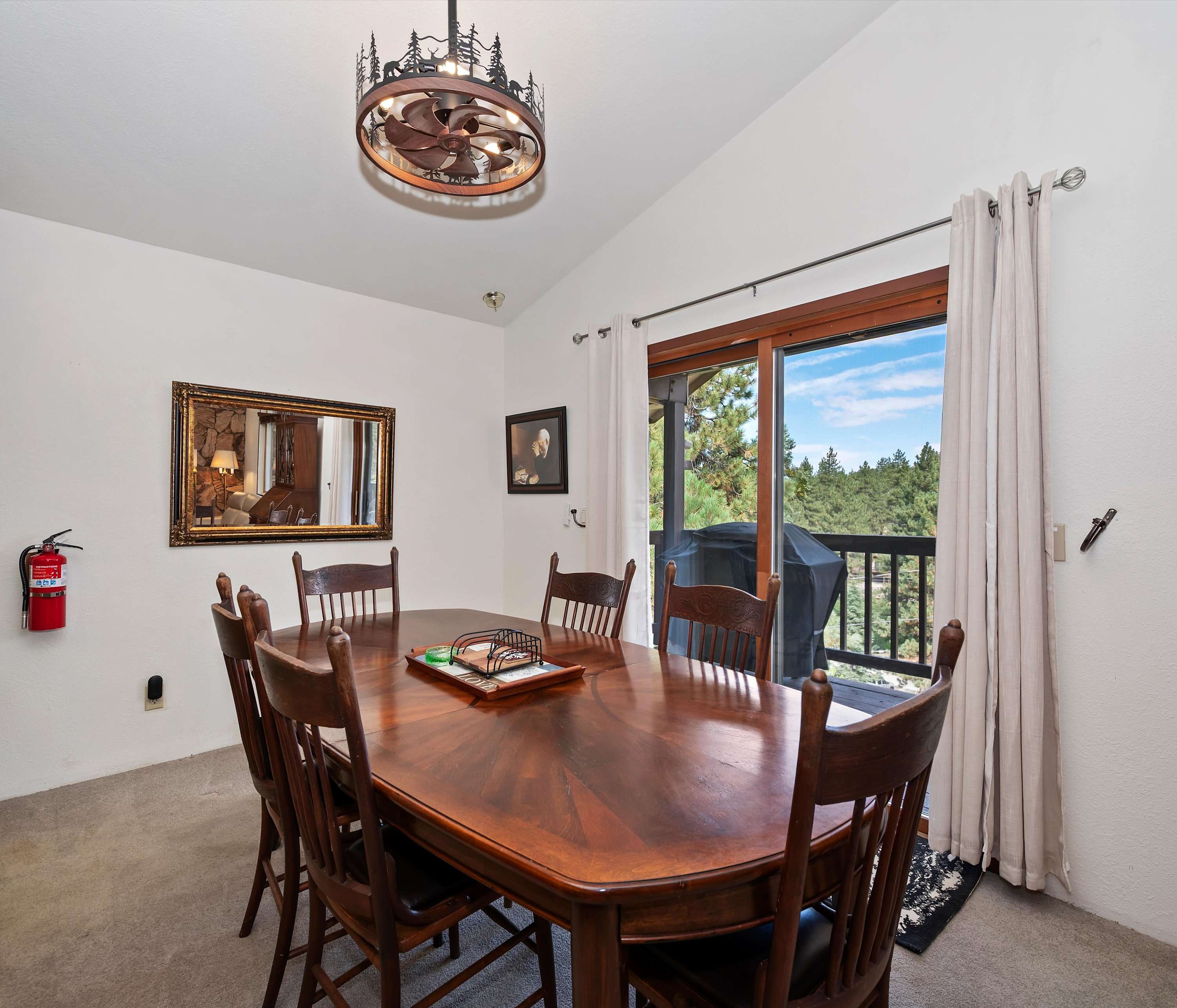 Make mealtime memories together at the dining table, seating 6​