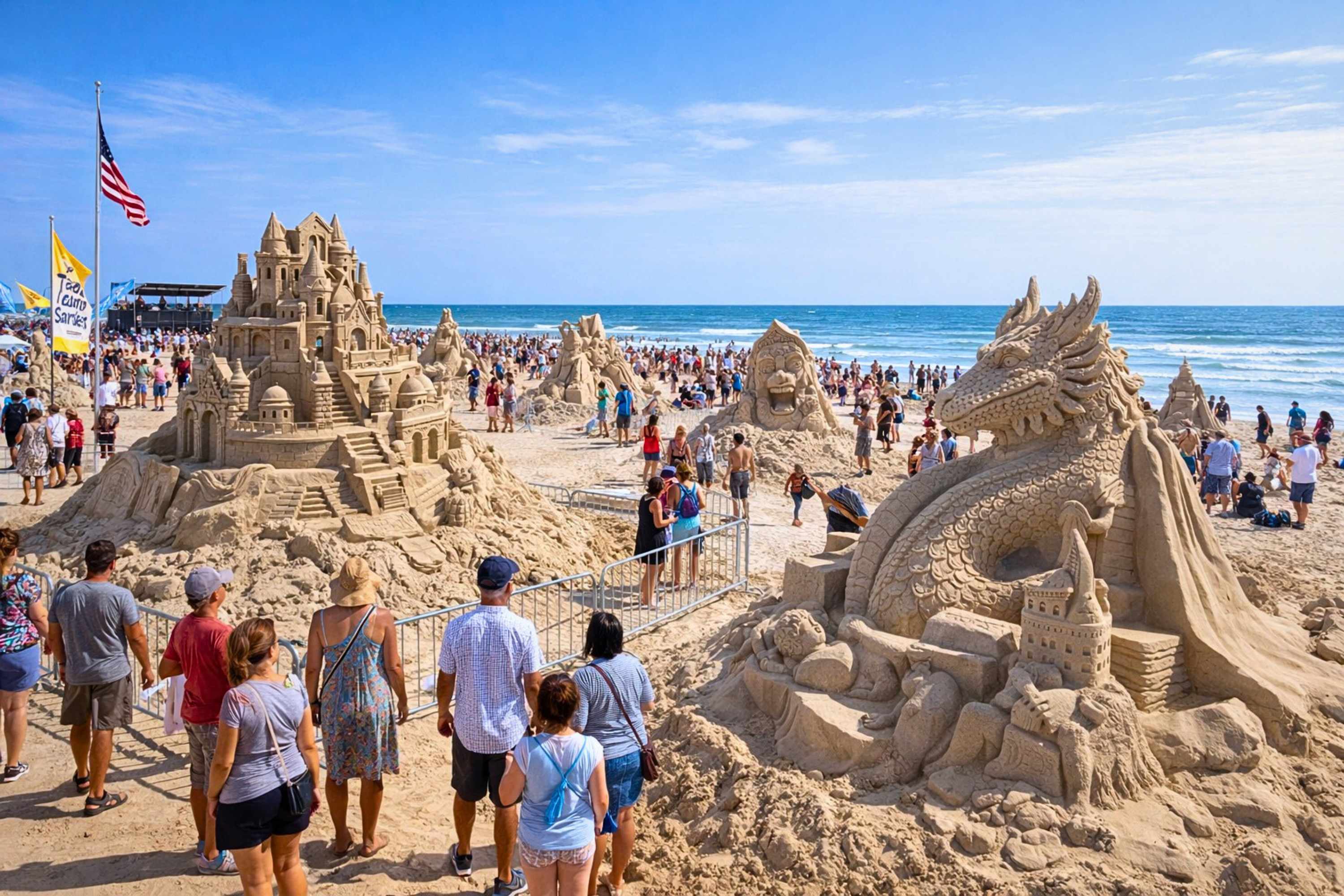 South Padre Island’s famous Sandcastle Days every October.