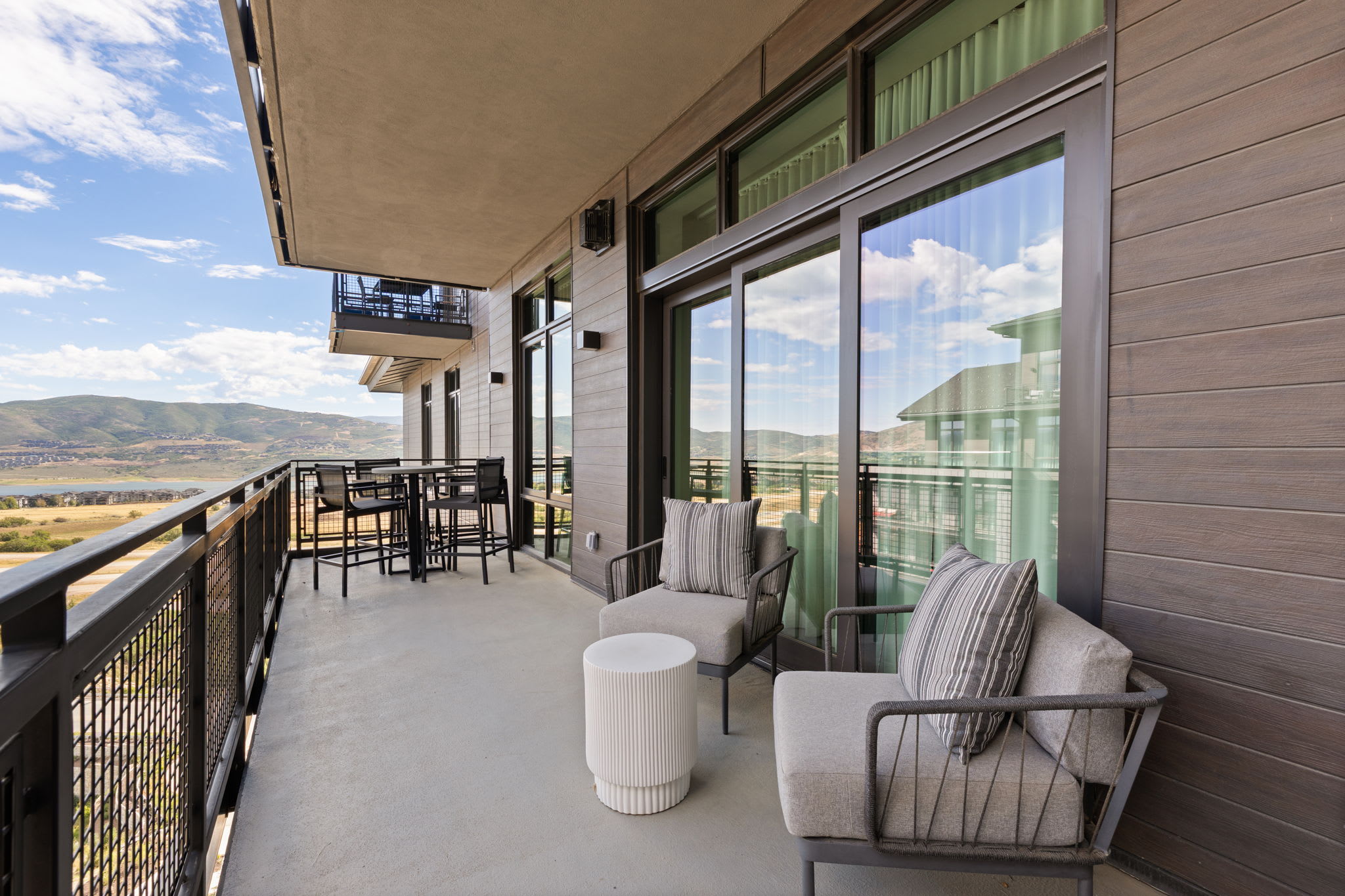 Balcony | McHenry Canyon Haven in Deer Valley, Utah by Luxus Vacation Properties