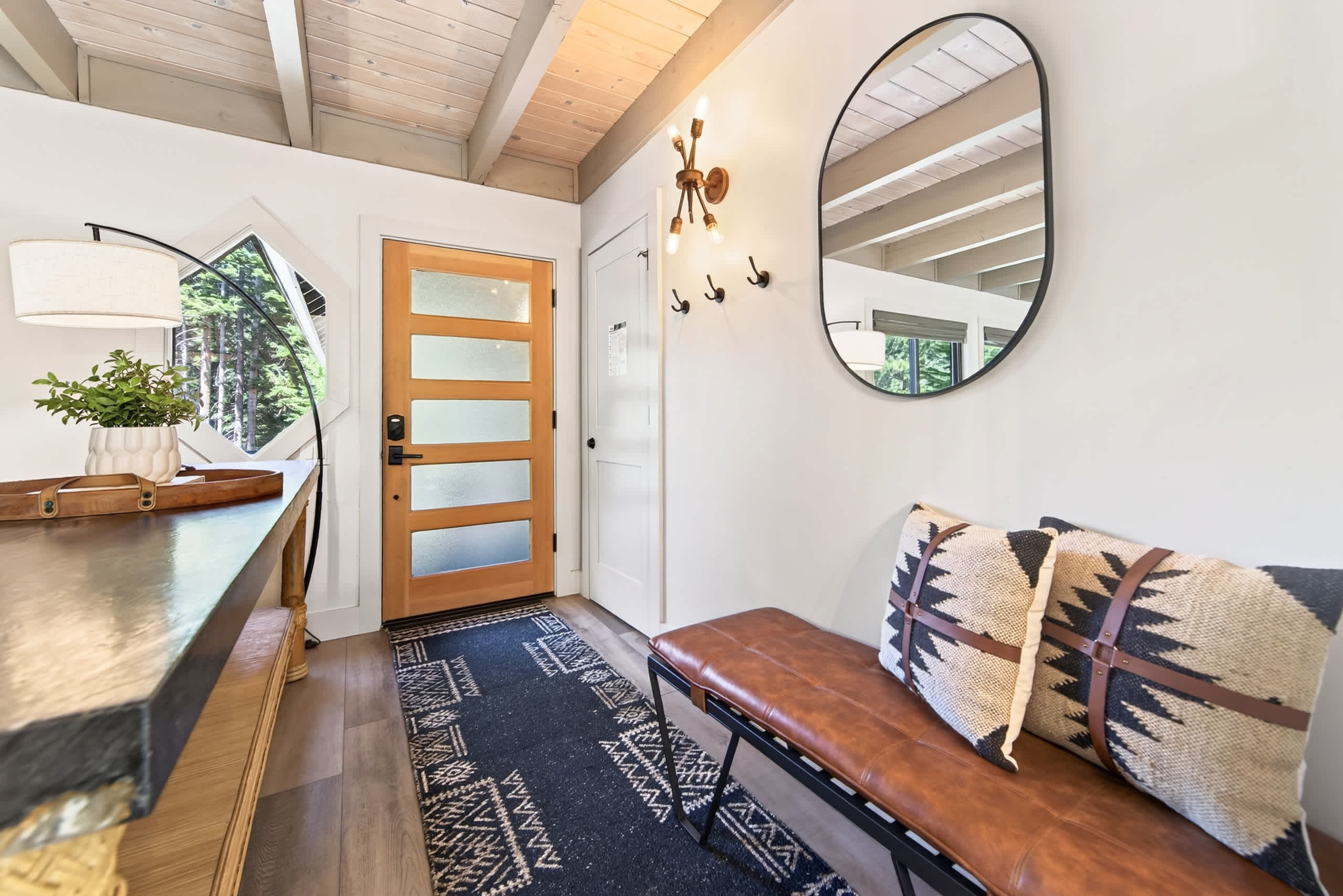 Cozy entry into your home away from home