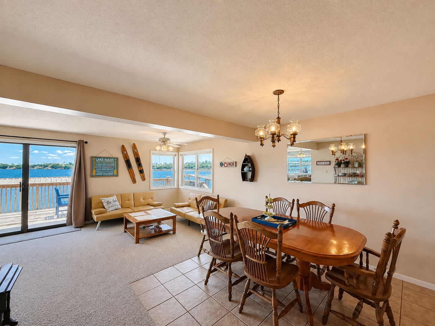 Make mealtime memories together at the dining table, seating 6​