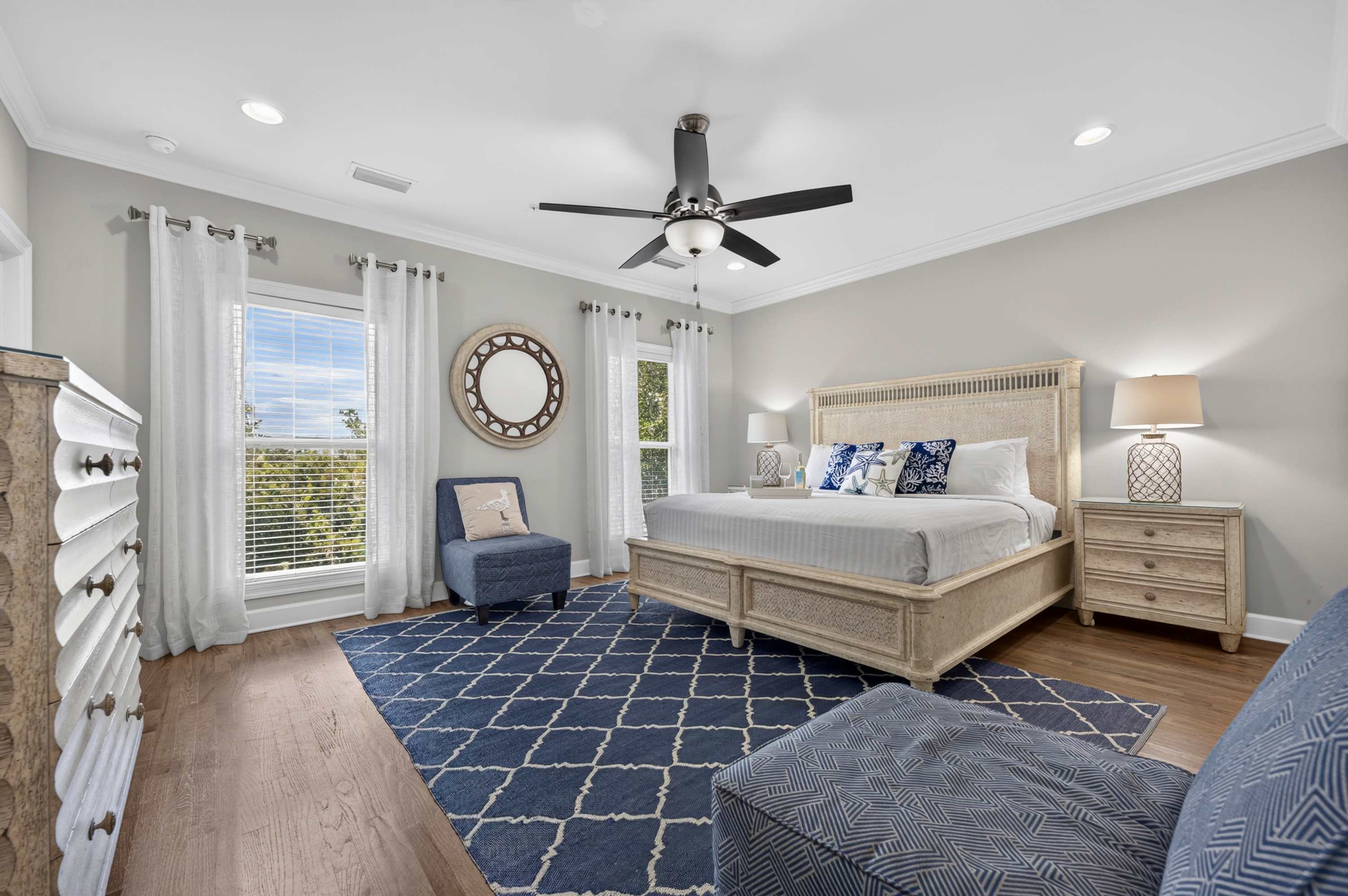 A peaceful retreat with comfortable bedding, soft natural light, and space to unwind