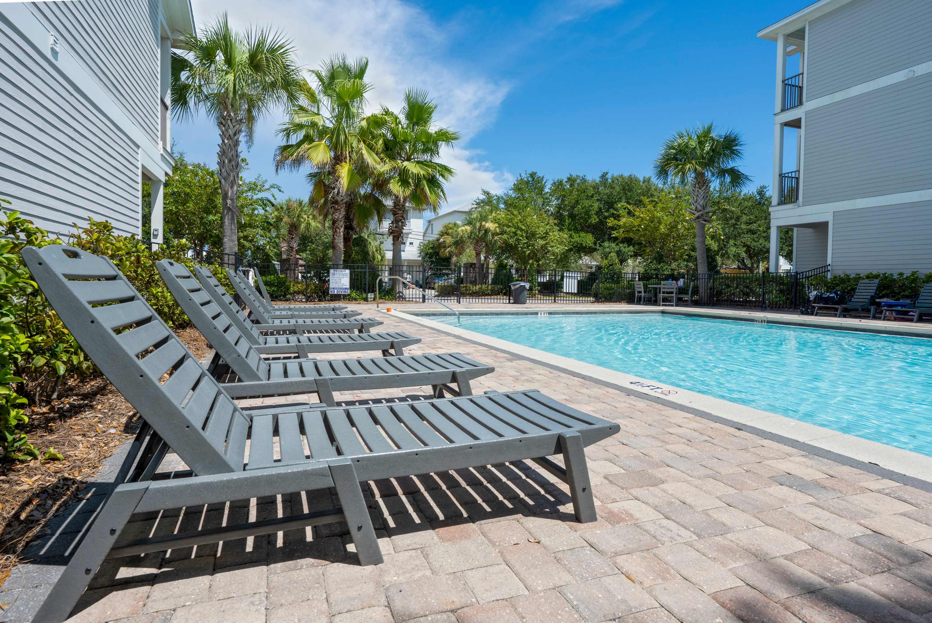 Relax and unwind by the community pool