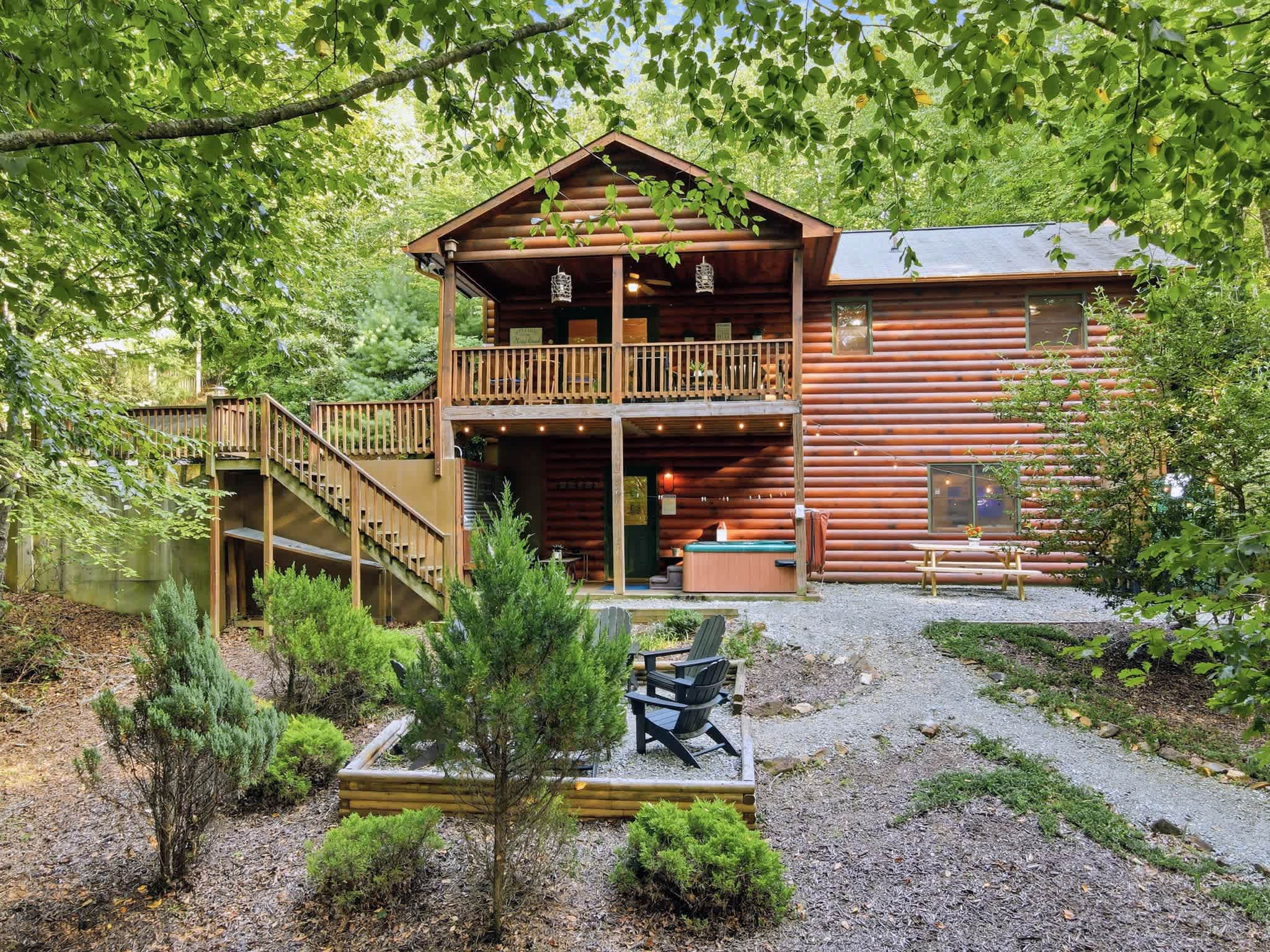 Cabin in Blue Ridge Hot Tub, Games, & Creek! 2