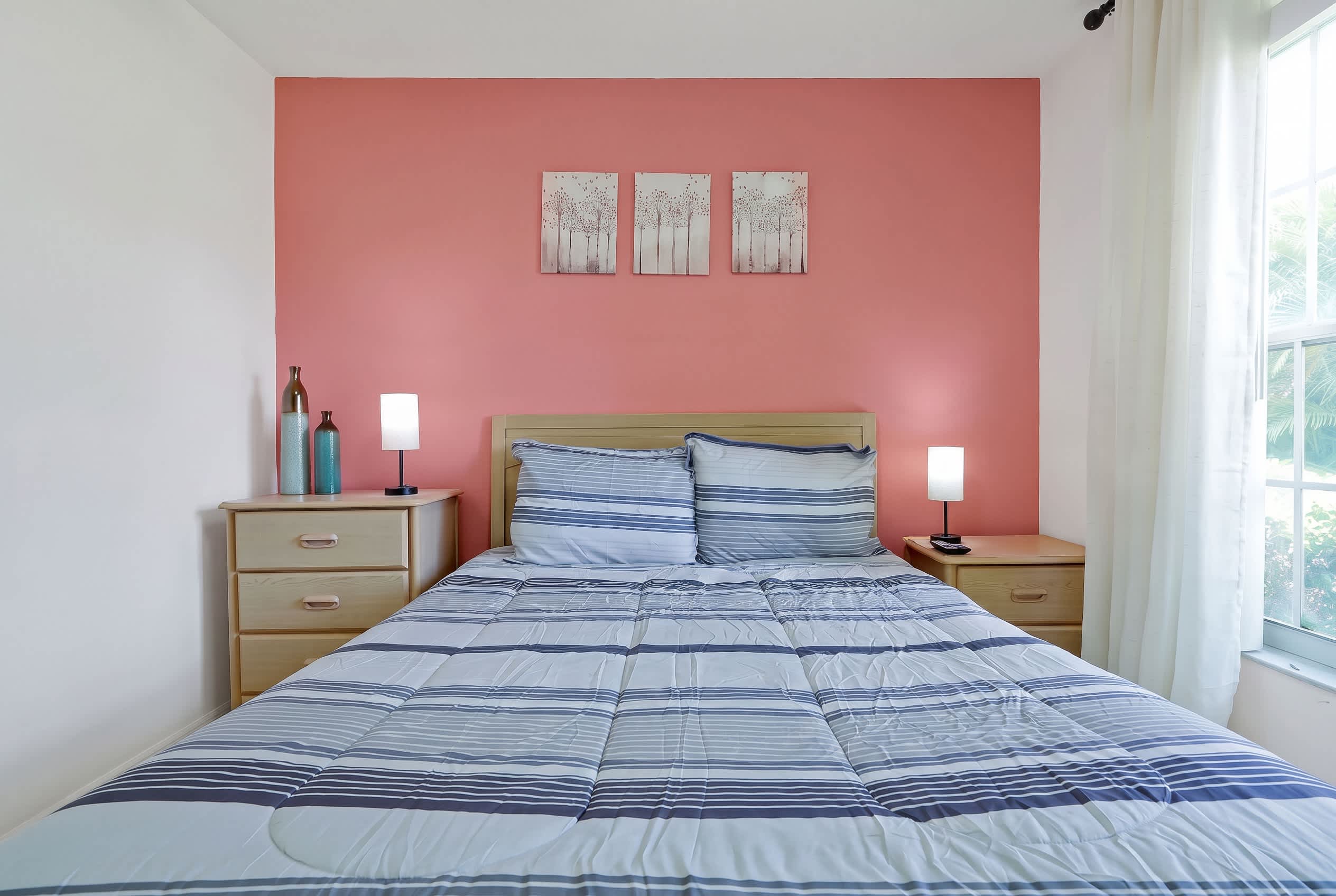 A comfortable bedroom designed for restful nights