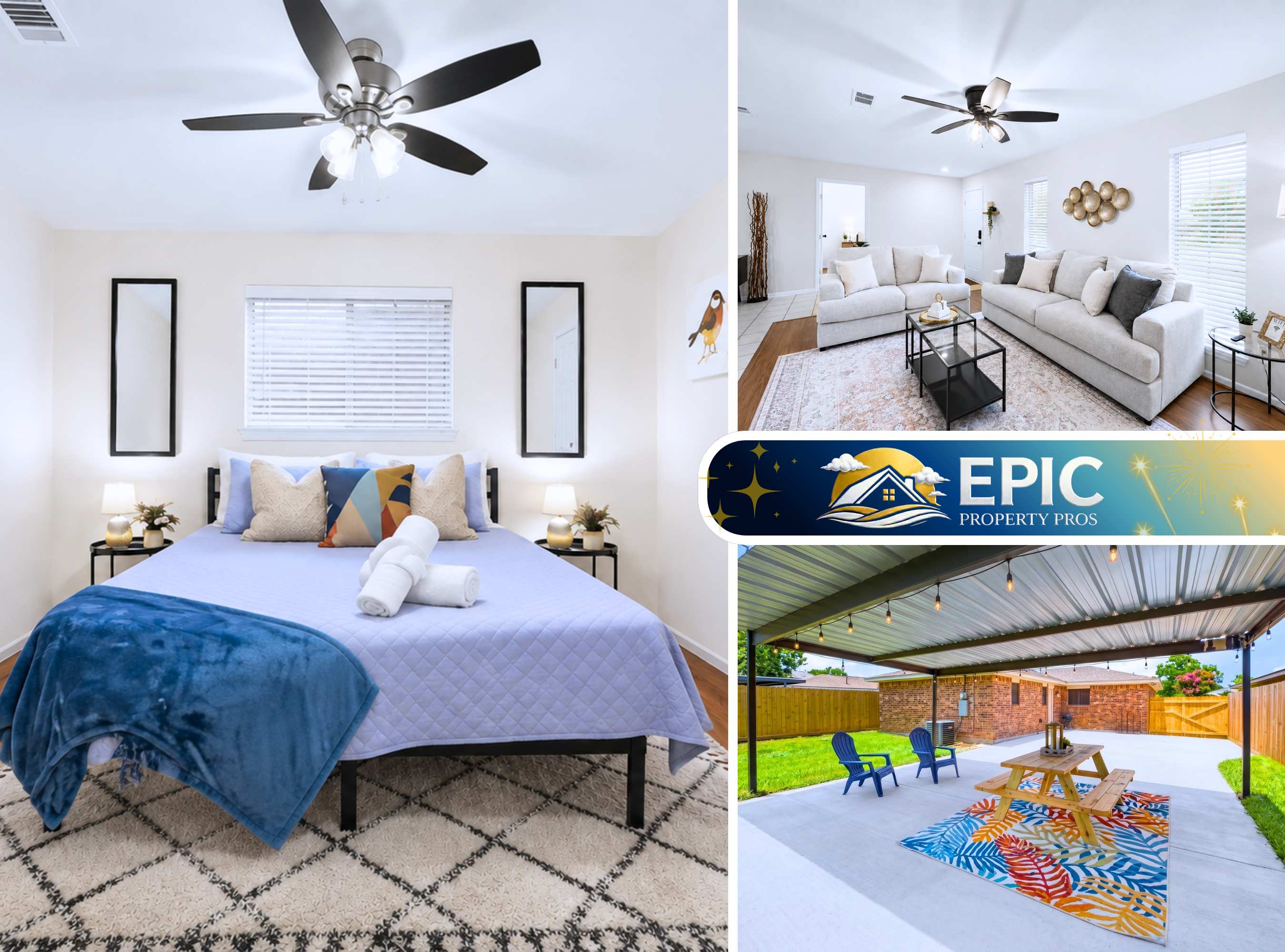 Modern Seabrook Getaway: Cozy Rooms | Yard | BBQ
