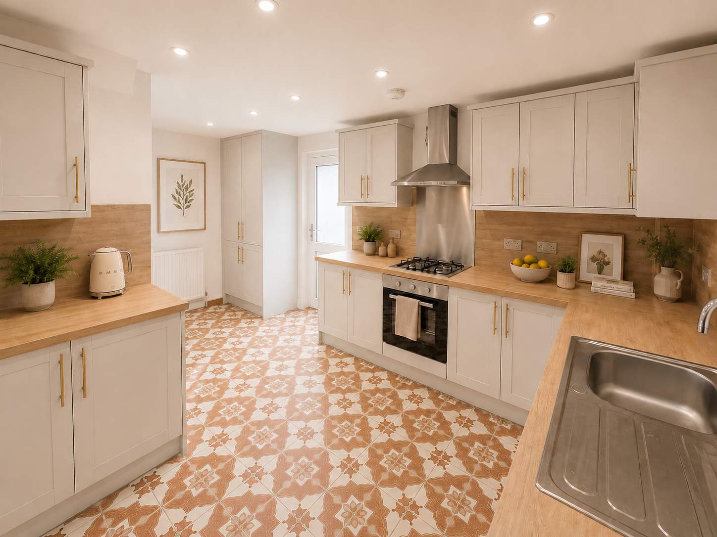 Spacious Corby House Sleeps 8 Patio & BBQ