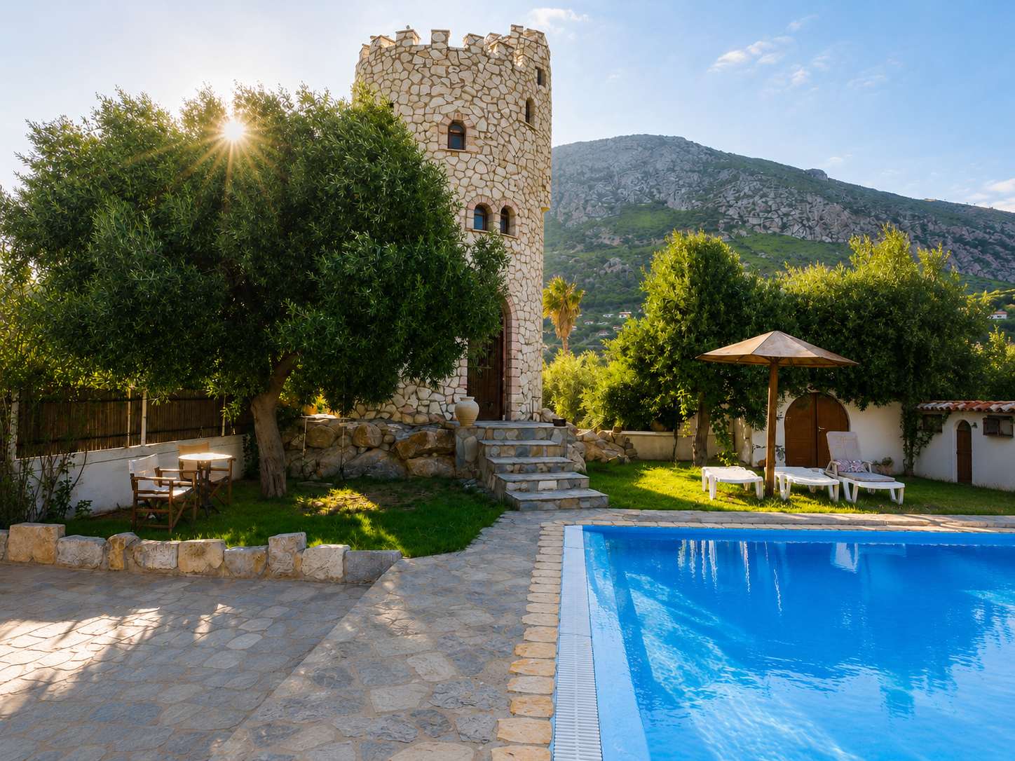 Beach Livadostra StoneTower - Private Pool Retreat — Paralia Livadostratas, Central Greece — vacation rental