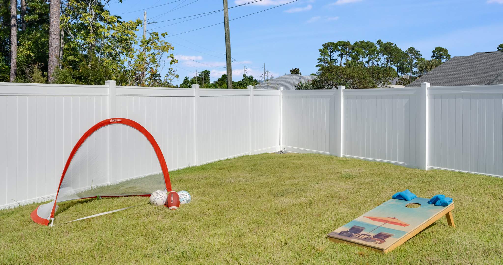Enjoy a little friendly competition with outdoor yard games