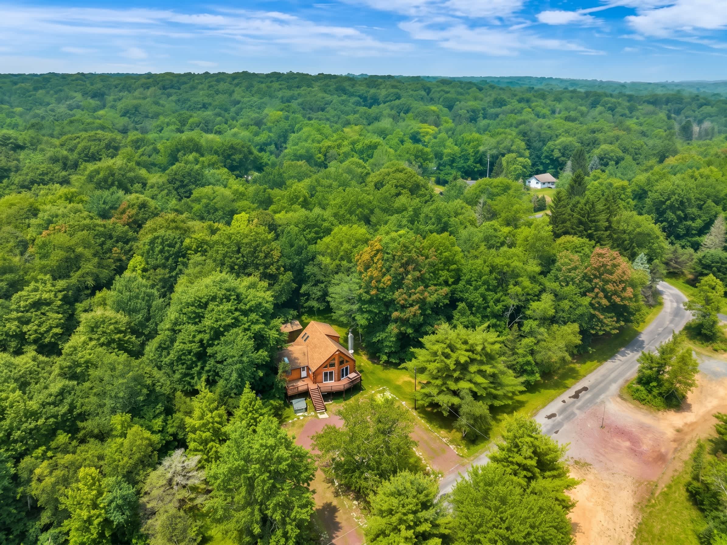 Secluded Stream Front Log Cabin | HotTub | FirePit