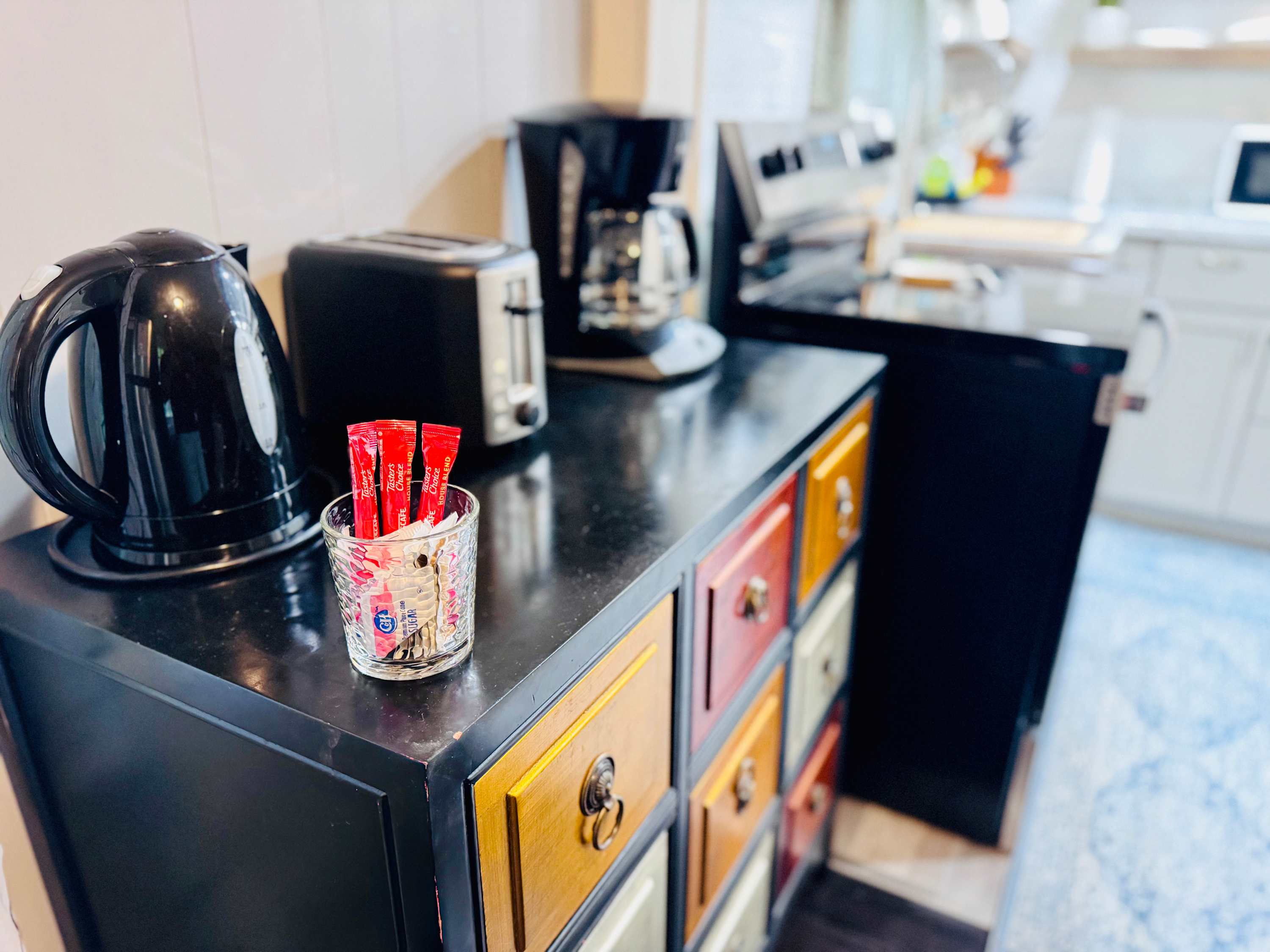 A little coffee or toast to get your day started.