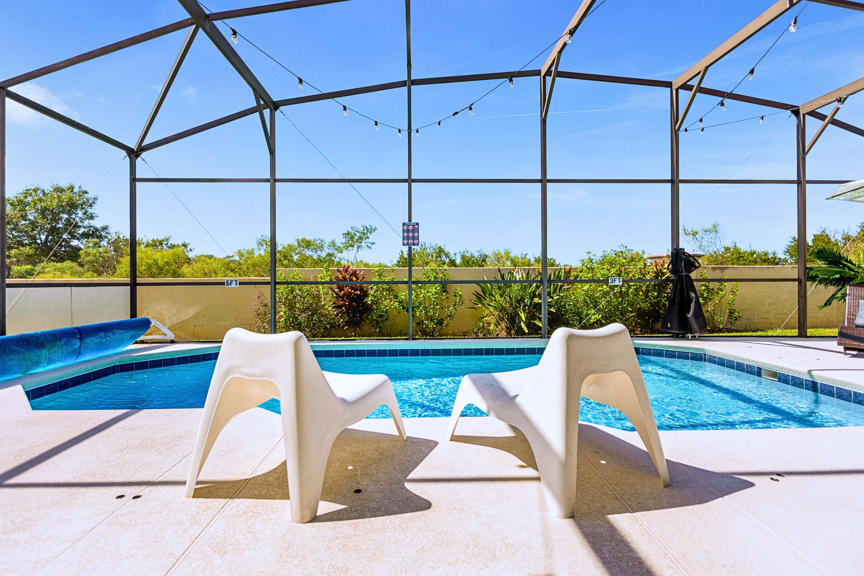 Refreshing Pool With A Garden View And Complete Privacy