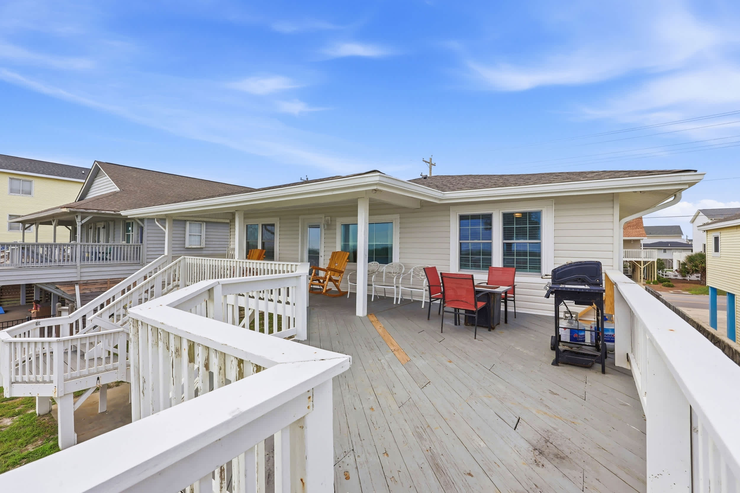 DWs Oceanfront Beach House Huge Sun Deck