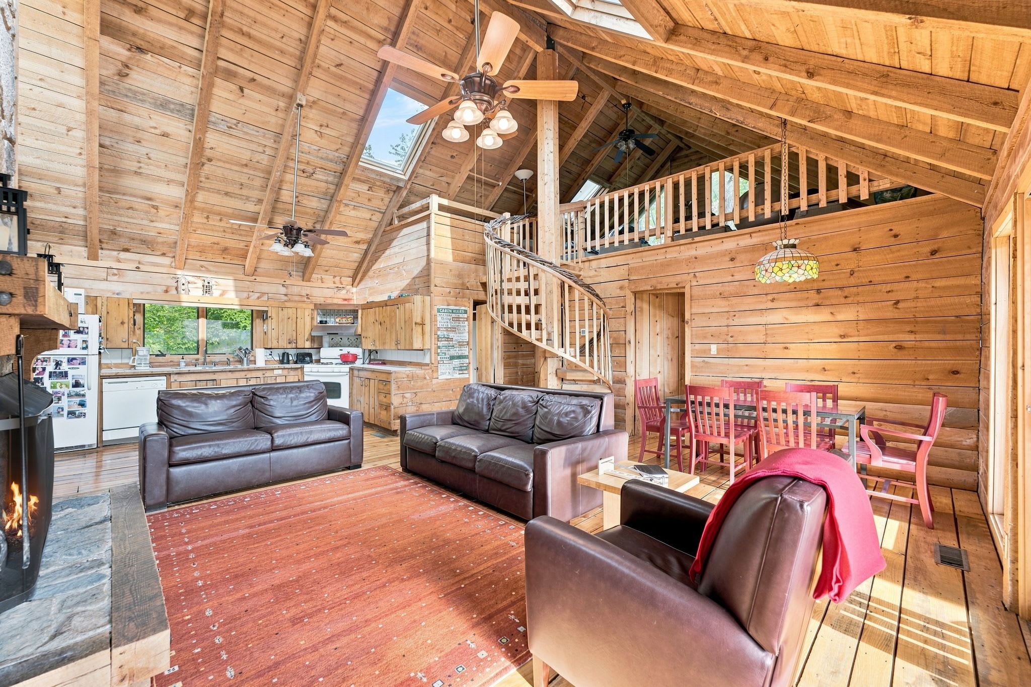 Real Log Cabin w Stunning Shenandoah Views