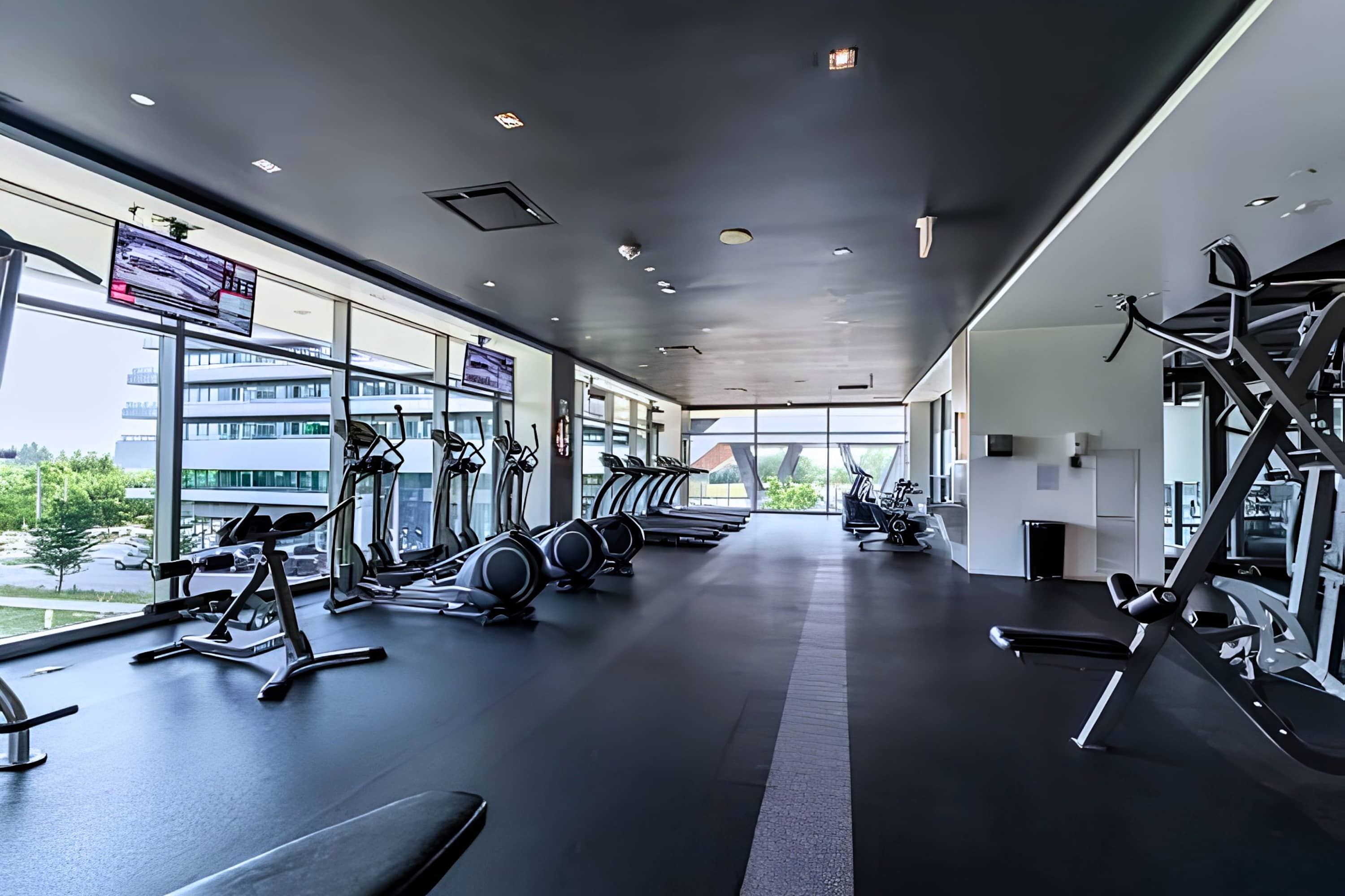 Building Amenities: shared fitness center