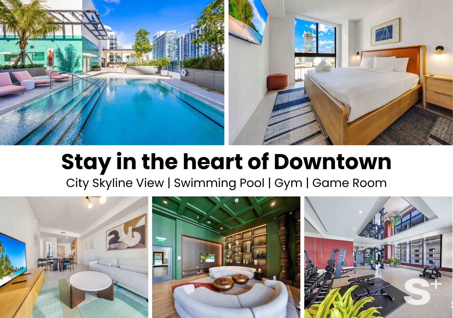 Luxury Miami 1br | Breathtaking City Views | Gym | 18th Floor - Bahamas