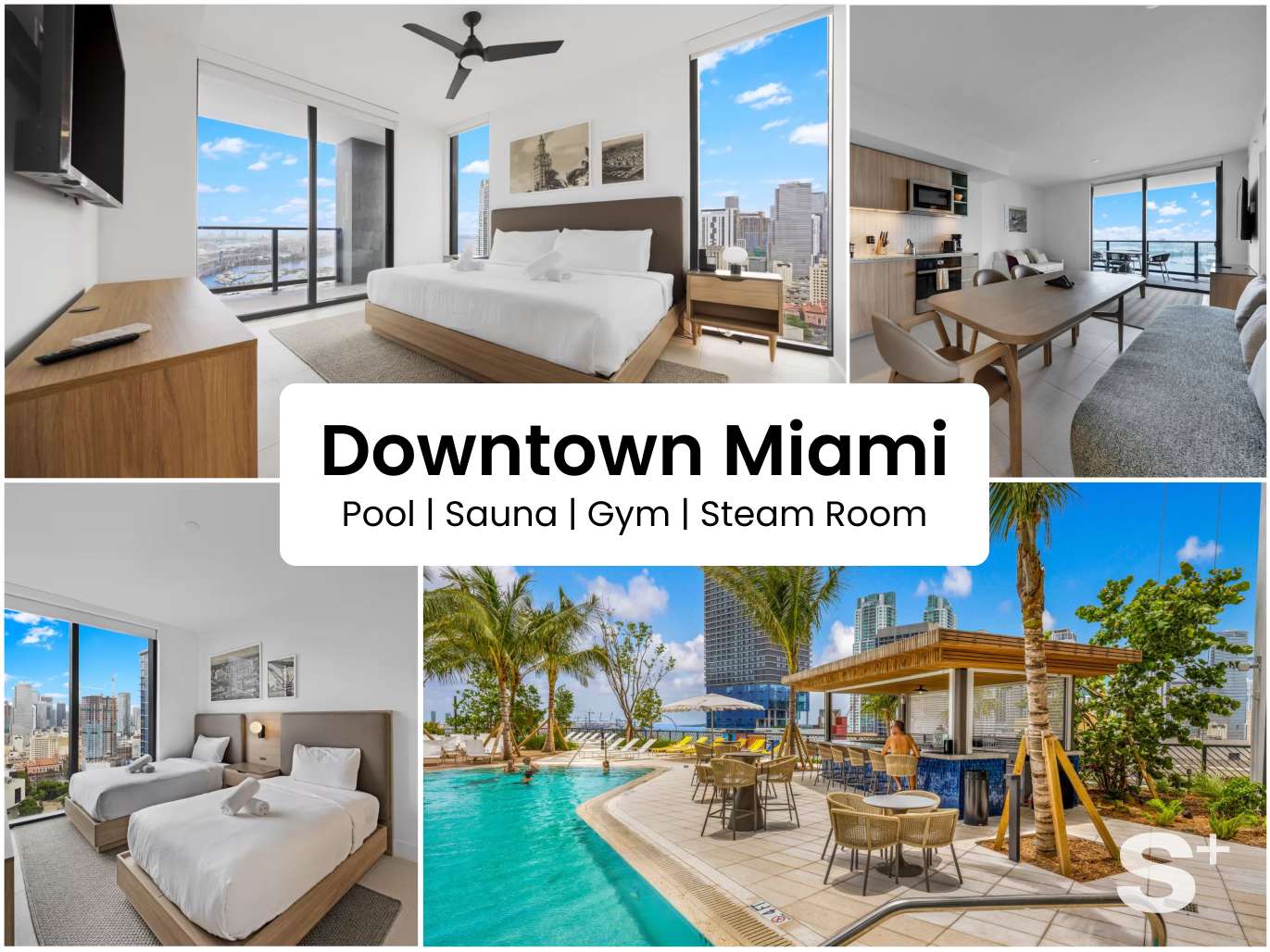 Luxury 2br Downtown Miami Condo | Pool | Gym - Bahamas