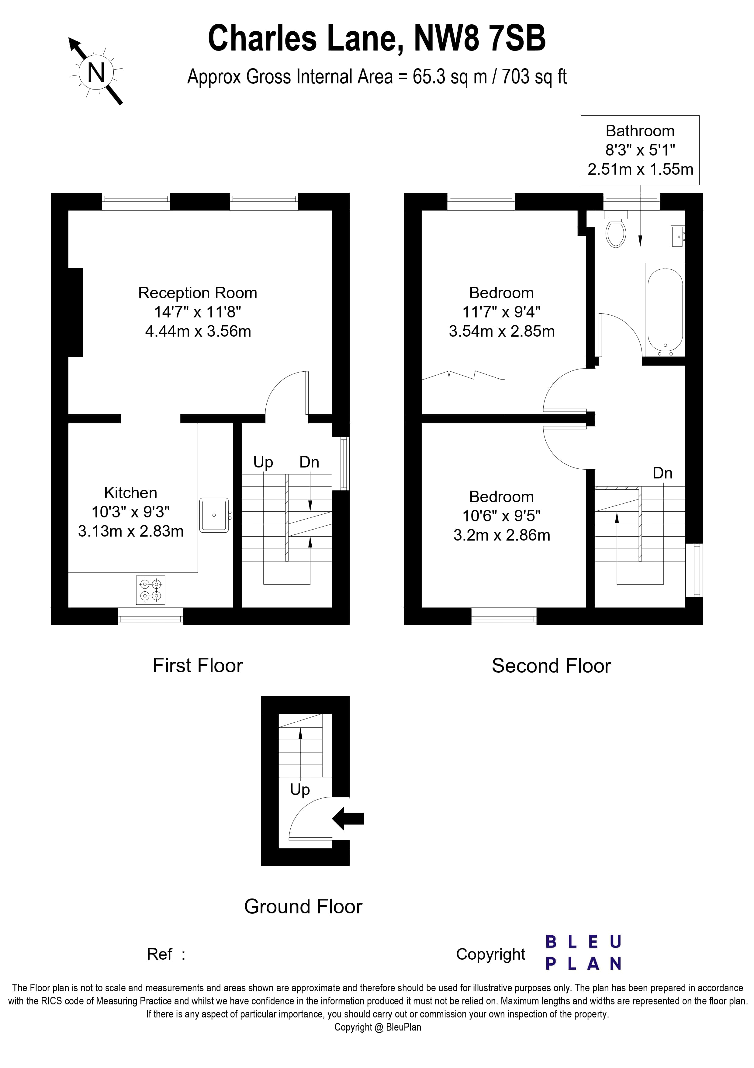View Modern Bright 2 double Bed Mews House, St John's Wood sleeps 6 in Charles Lane 57 0 Modern Bright 2 double Bed Mews House, St John's Wood sleeps 6 in Charles Lane 57 0 - Property image 9 - VivreStays