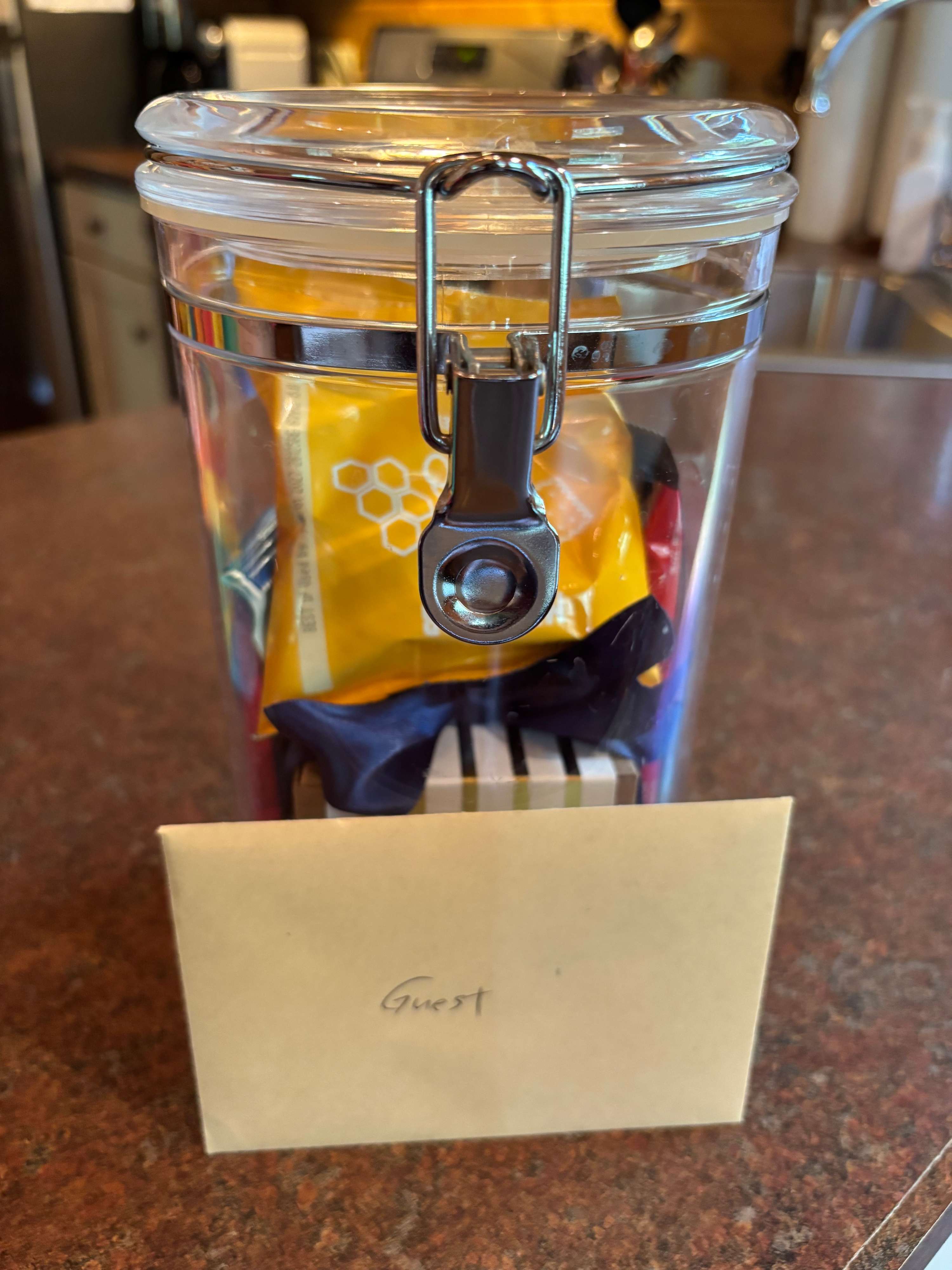 Guests are welcomed with a snack