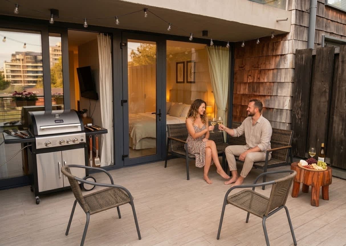 HOM 1-bed facing the lake · Heated pool · Parking — Puerto Varas, Los Lagos Region — vacation rental