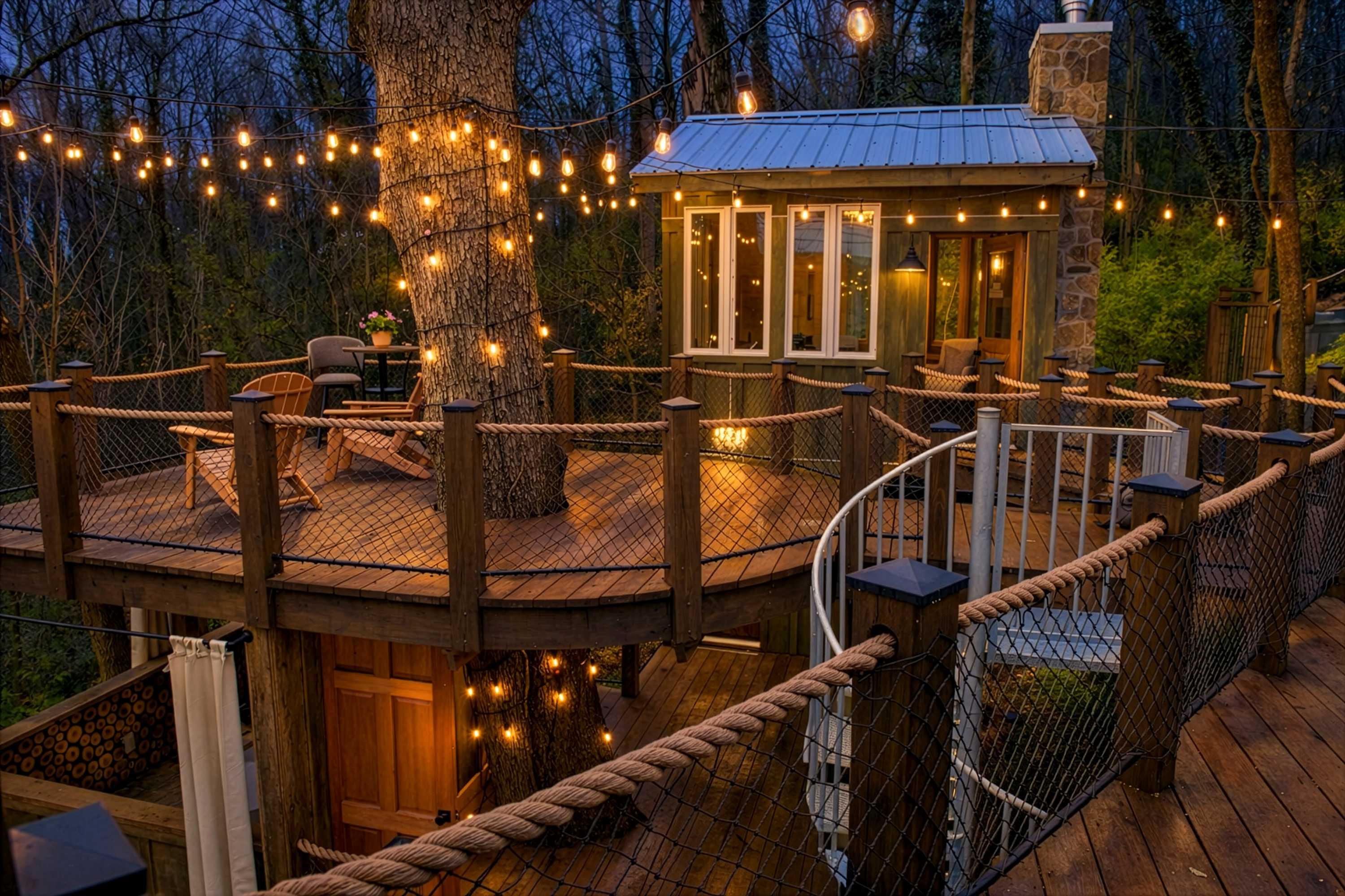 Beautifully lit up at night