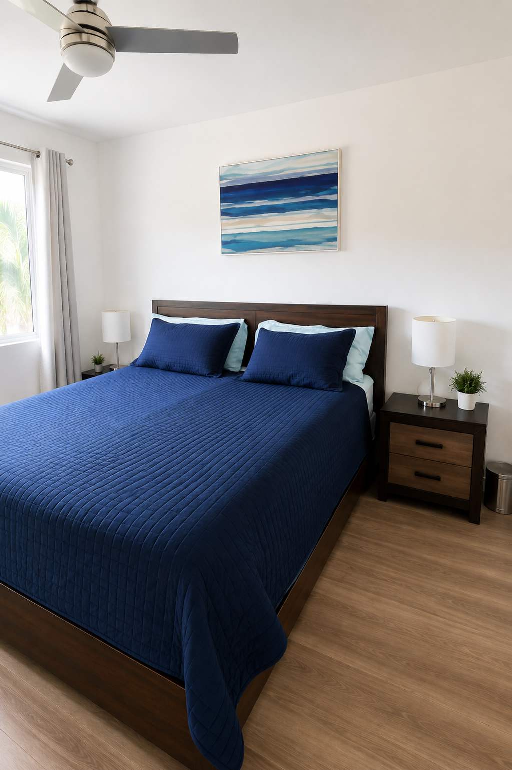 Primary Bedroom with King size bed