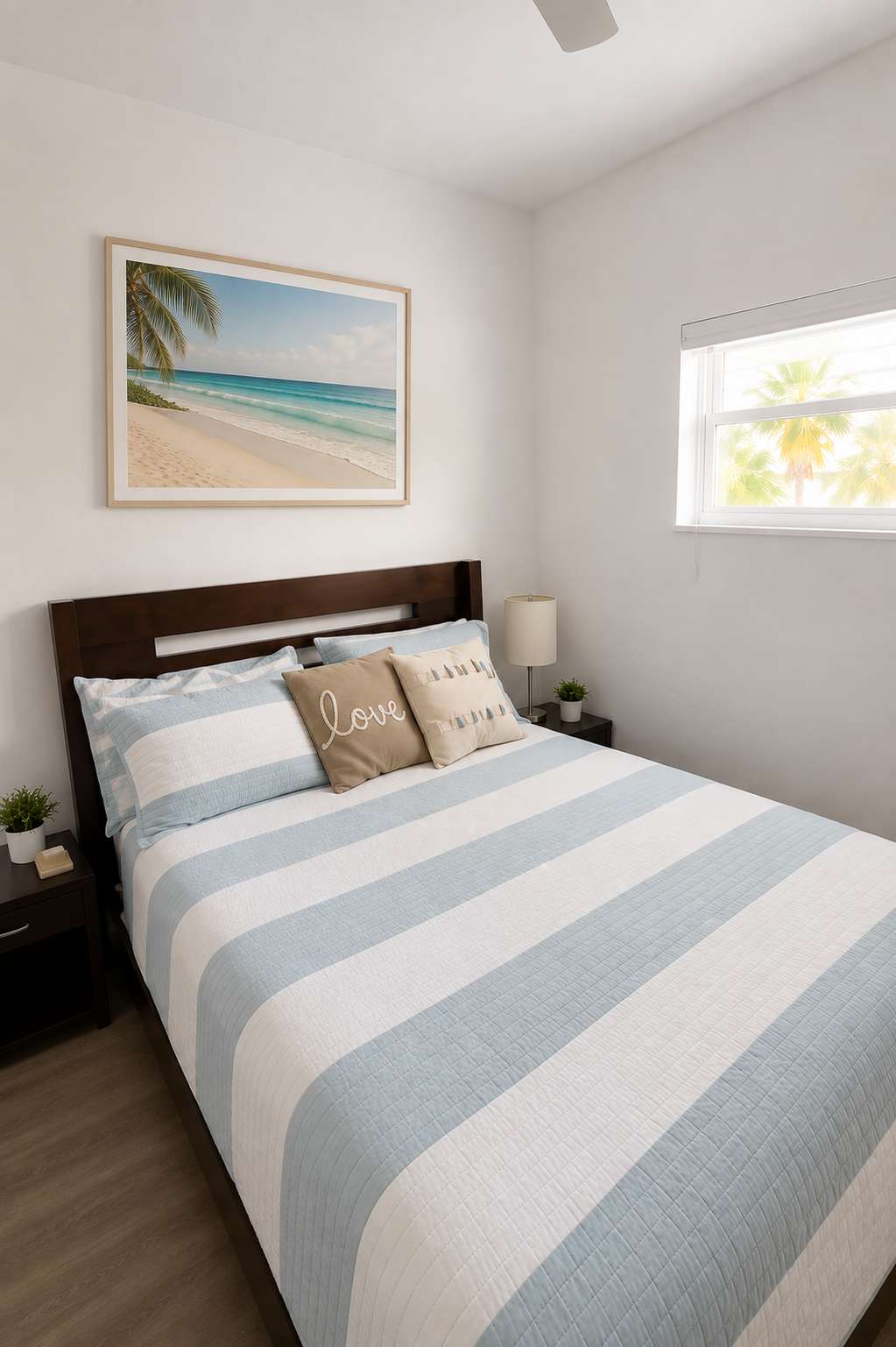 Guest bedroom with Queen size bed