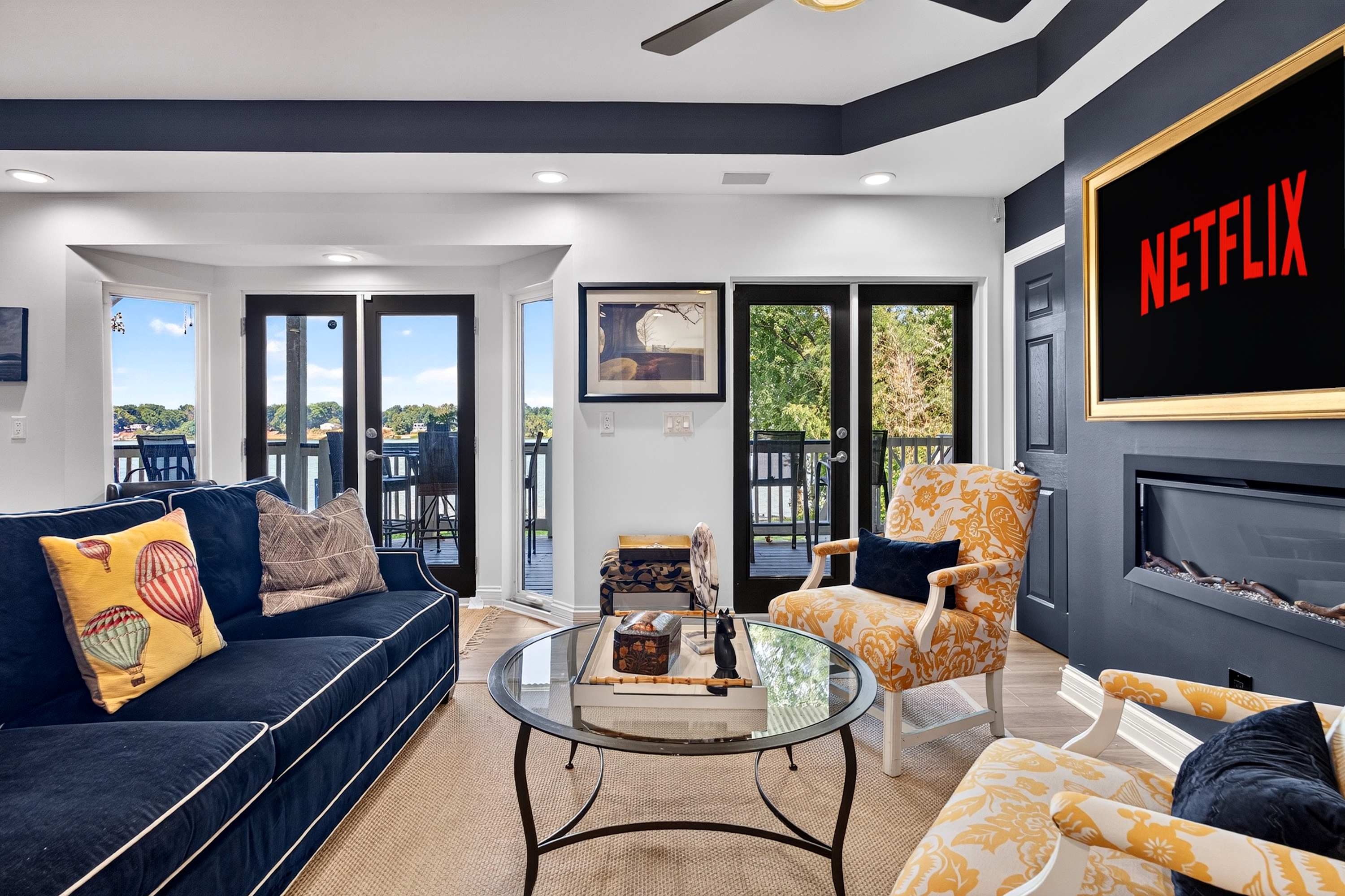 Premium waterfront home w/ hot tub & scenic views!