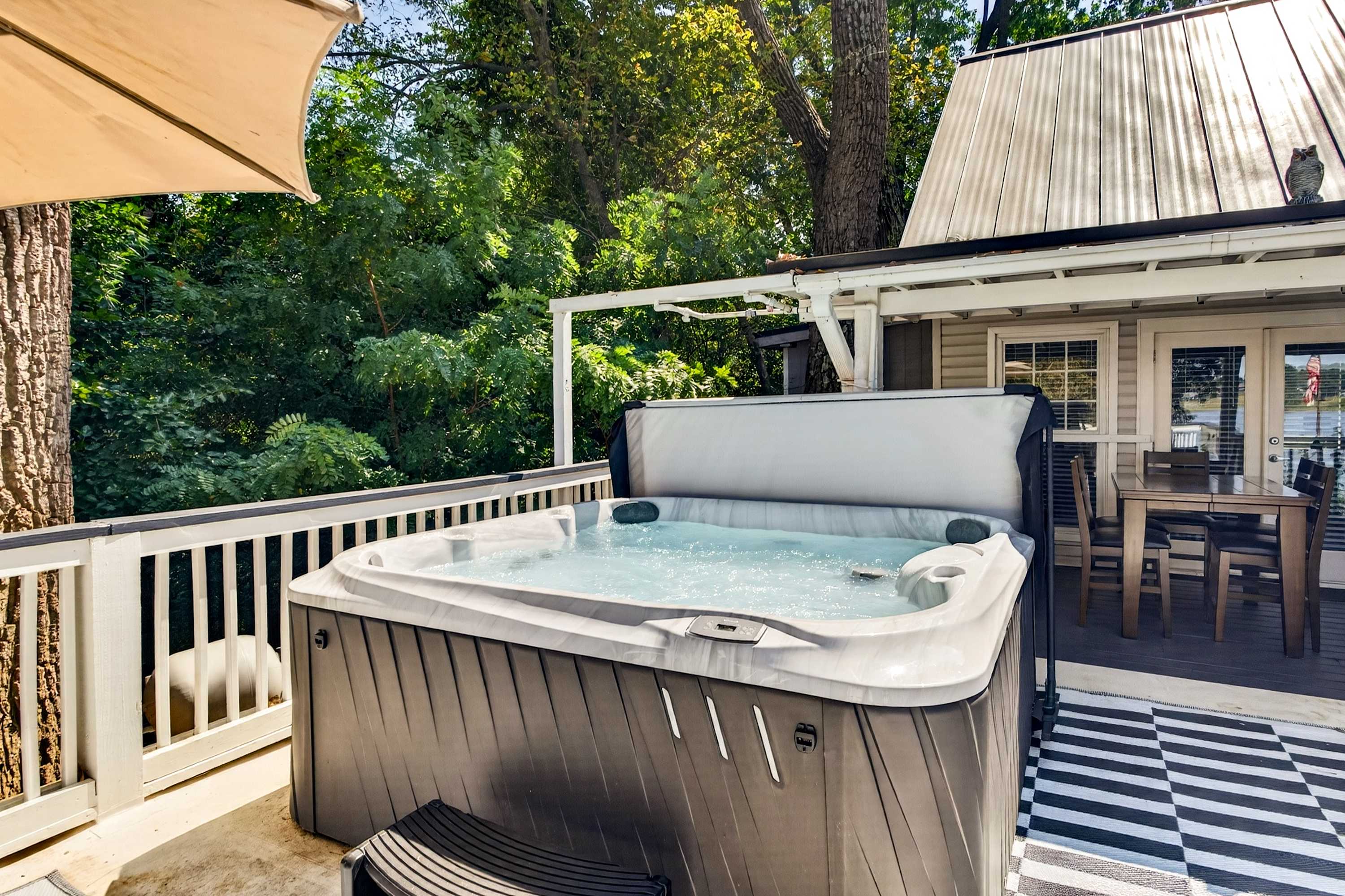 Premium waterfront home w/ hot tub & scenic views!