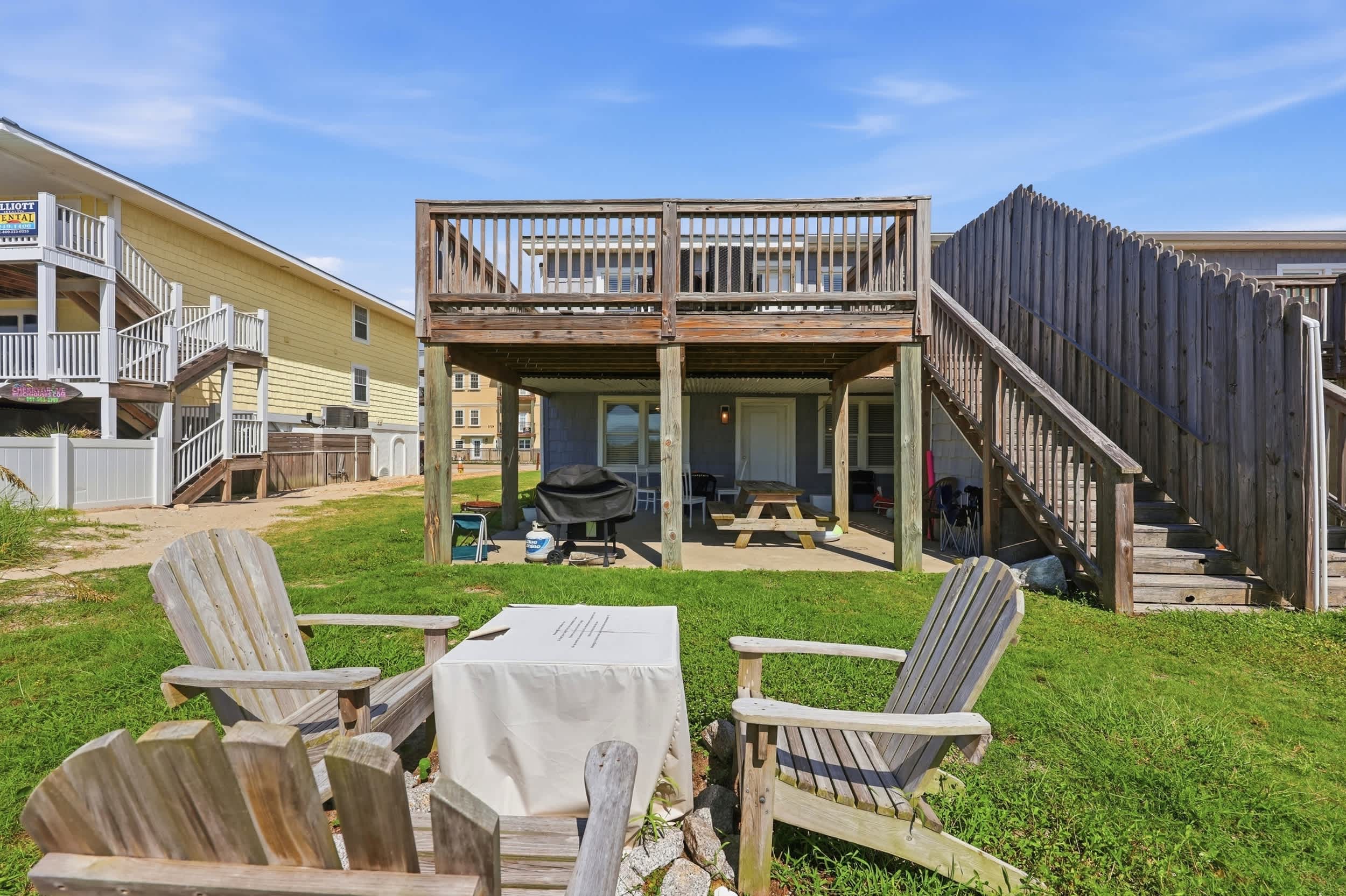 Direct Oceanfront House Ocean and Pier Views