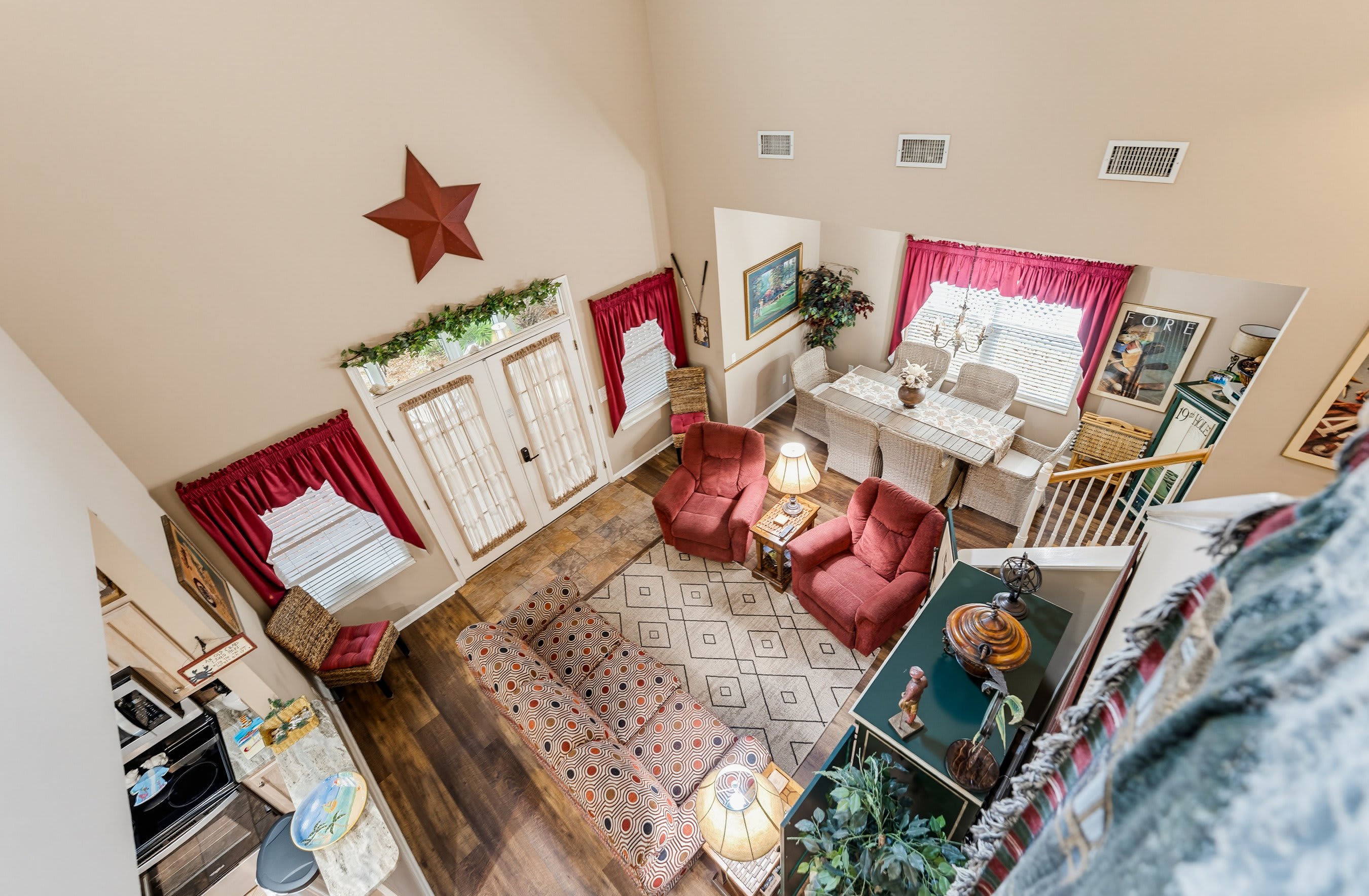 Upstairs