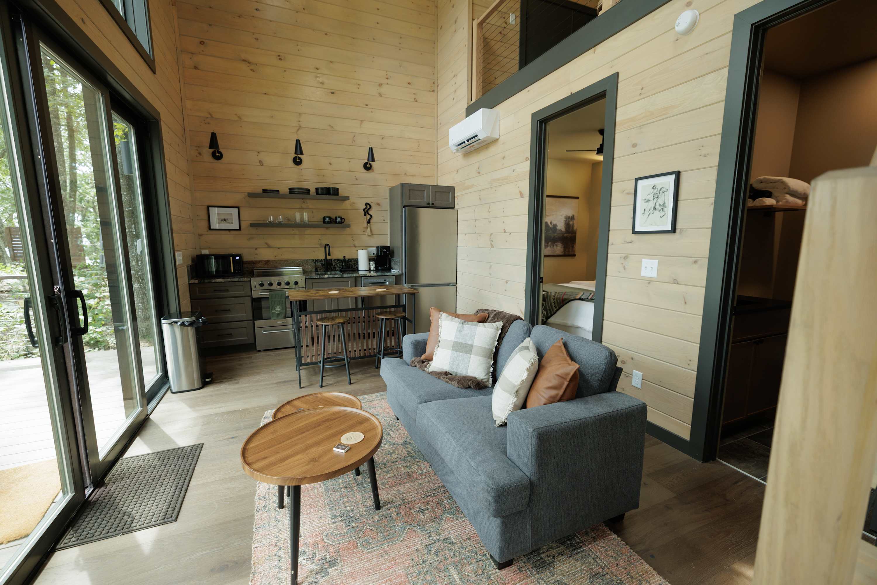 A different angle showcasing the comfortable cabin interior.