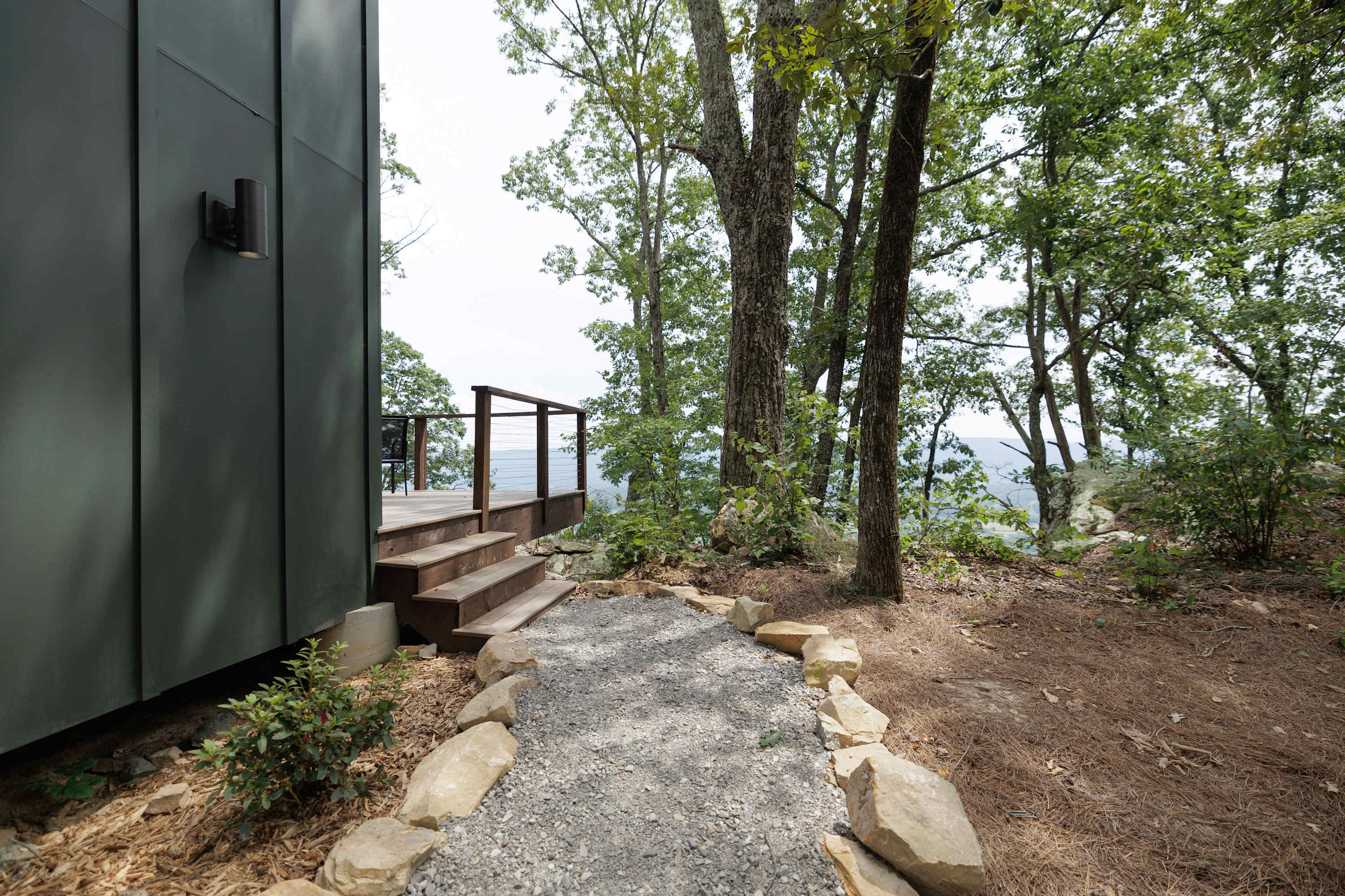Start your day with fresh air and beautiful views from your private deck.