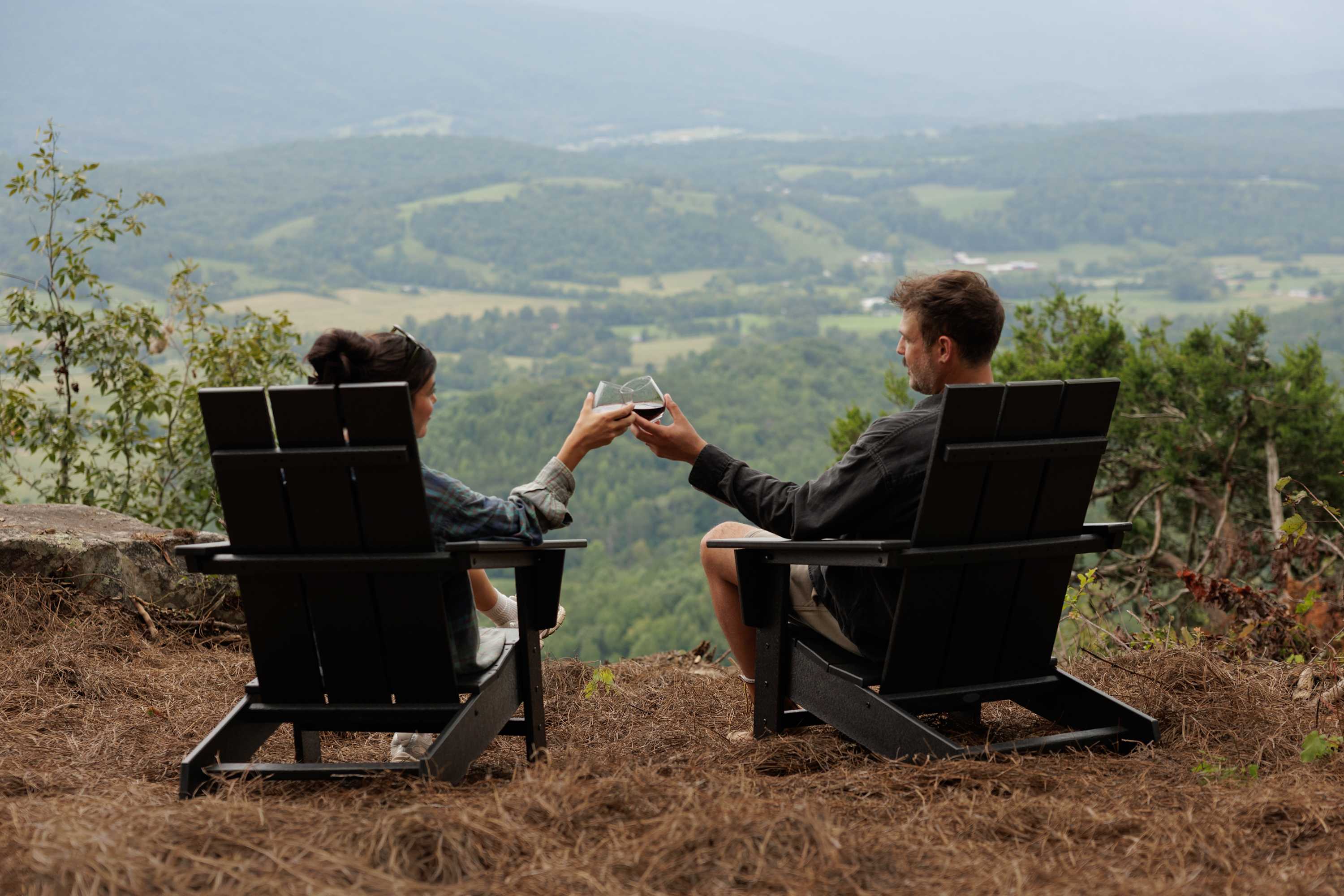 A peaceful spot to relax, raise a glass, and take in the scenery.