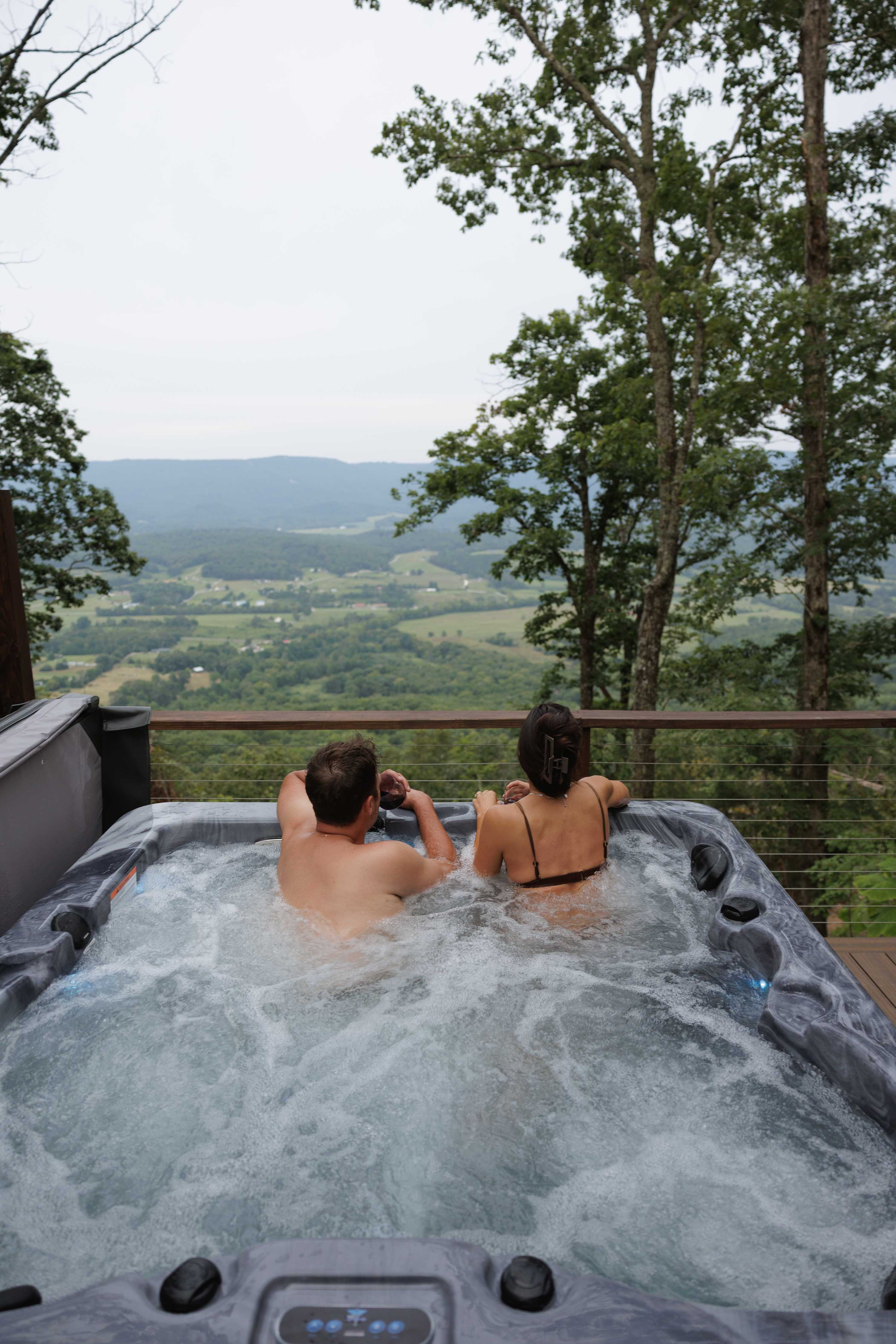 Soak under the open sky.