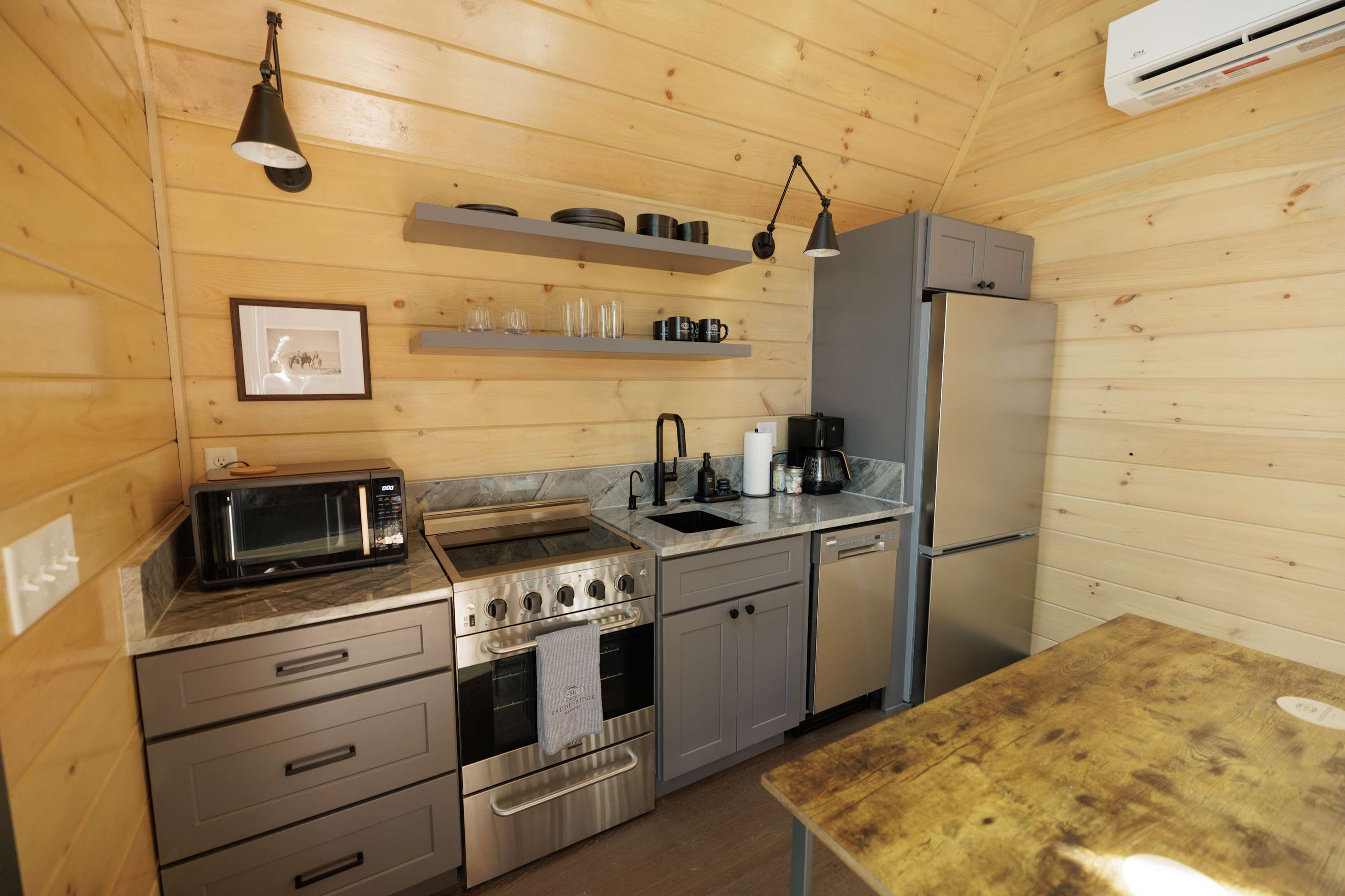 Fully equipped kitchenette for easy meal prep.