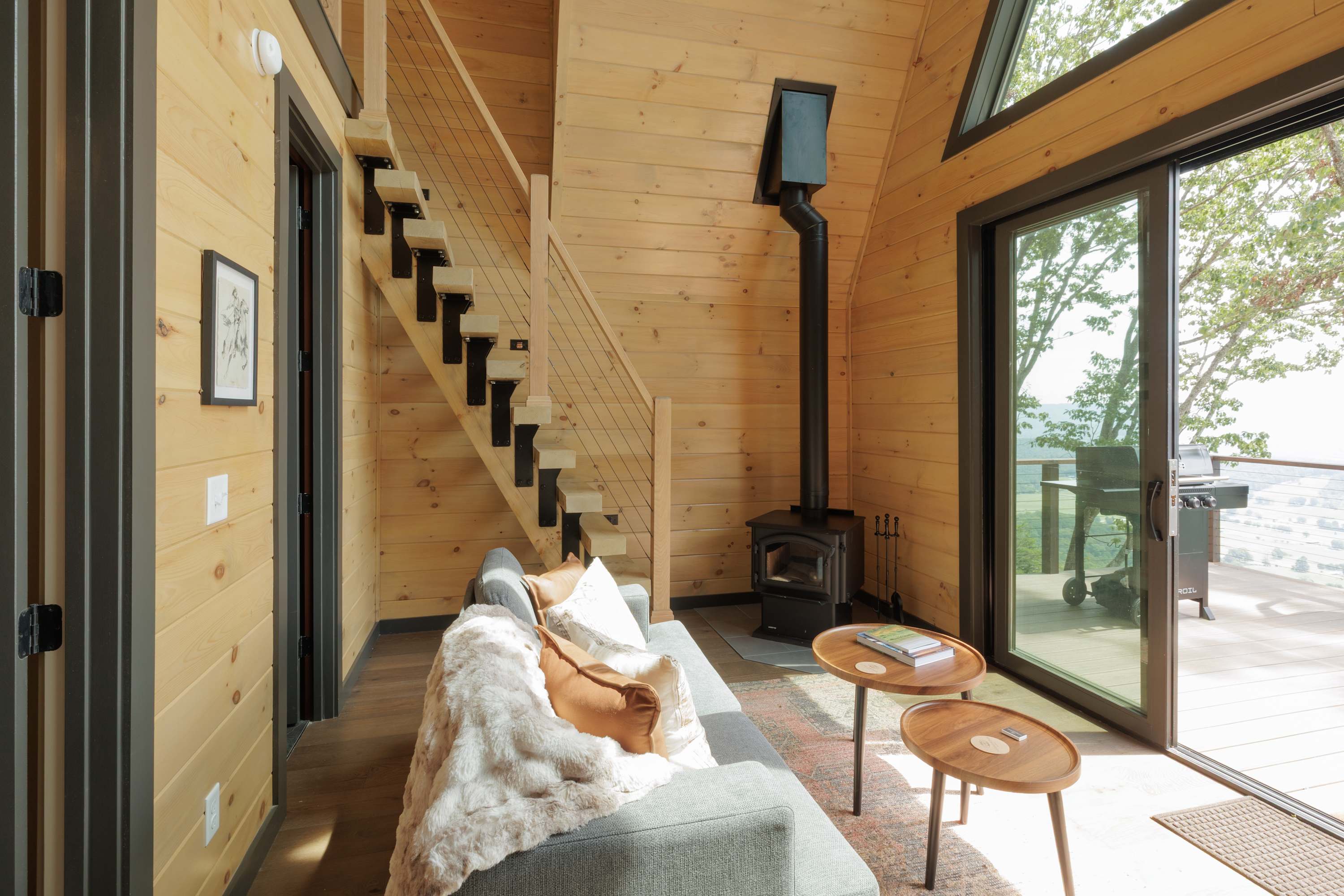 Bright open layout with comfortable seating.
