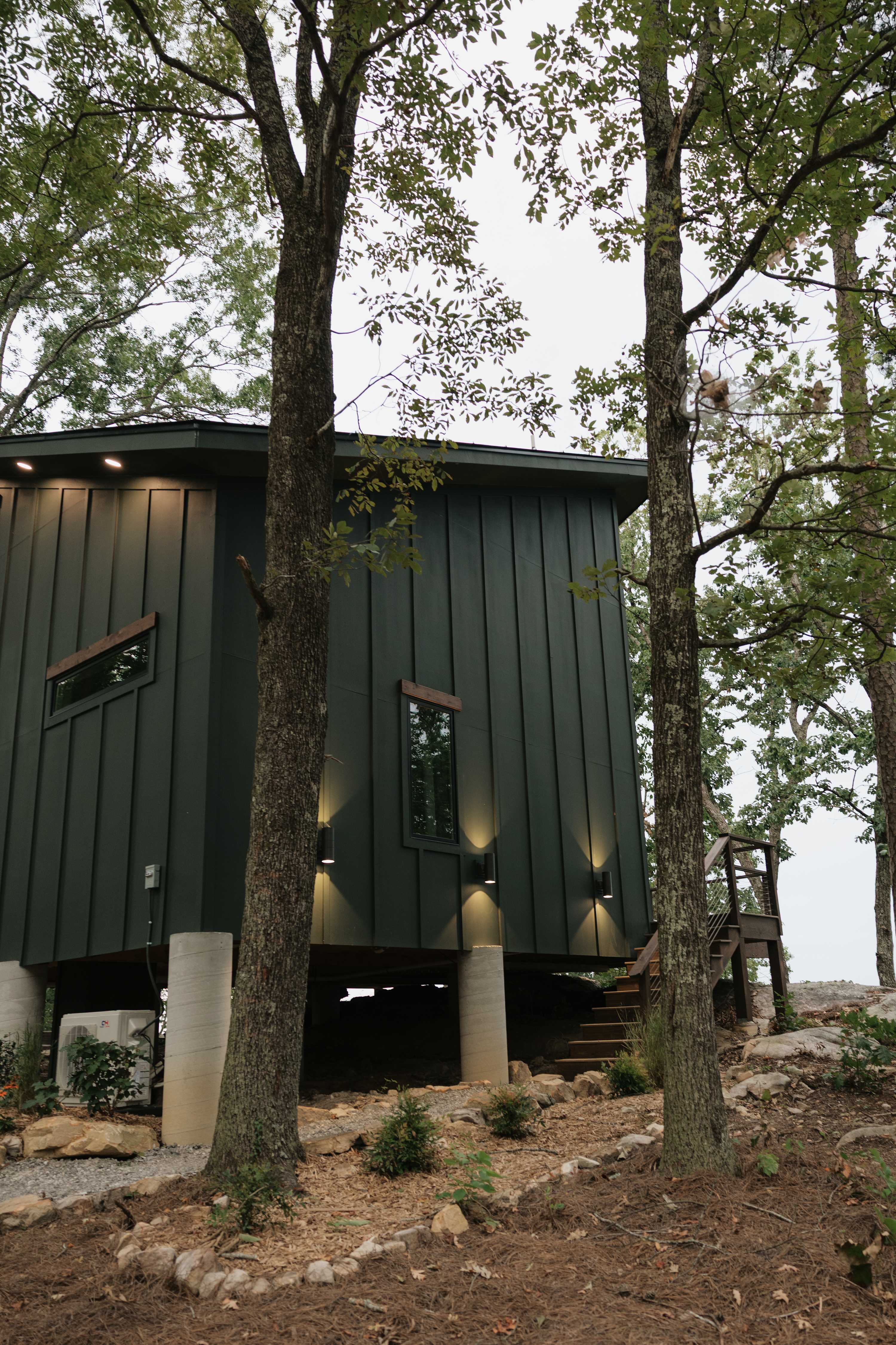 Your quiet getaway awaits among the trees.
