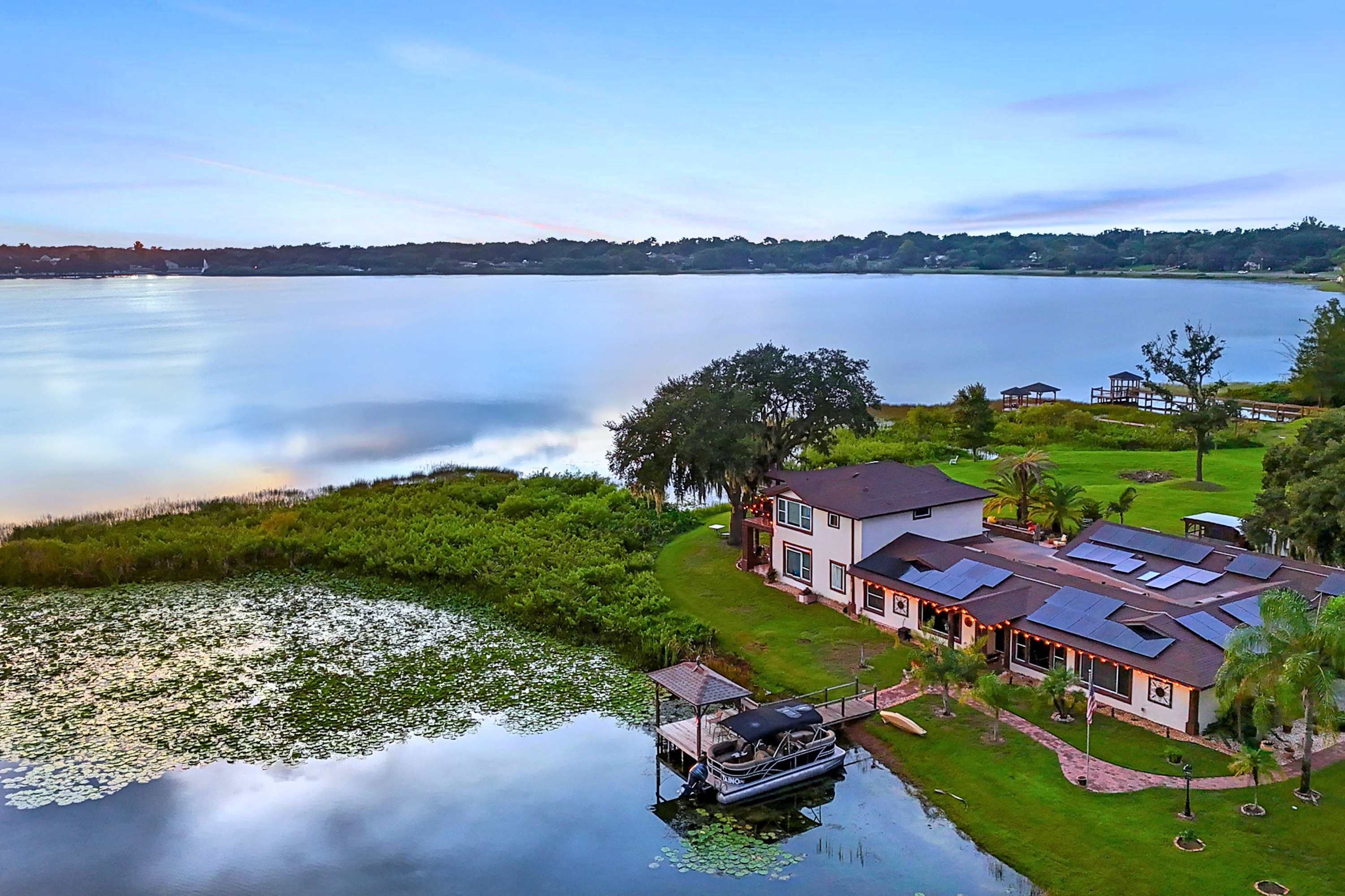 Wake up to breathtaking lake scenery and serene nature surrounding your dream escape