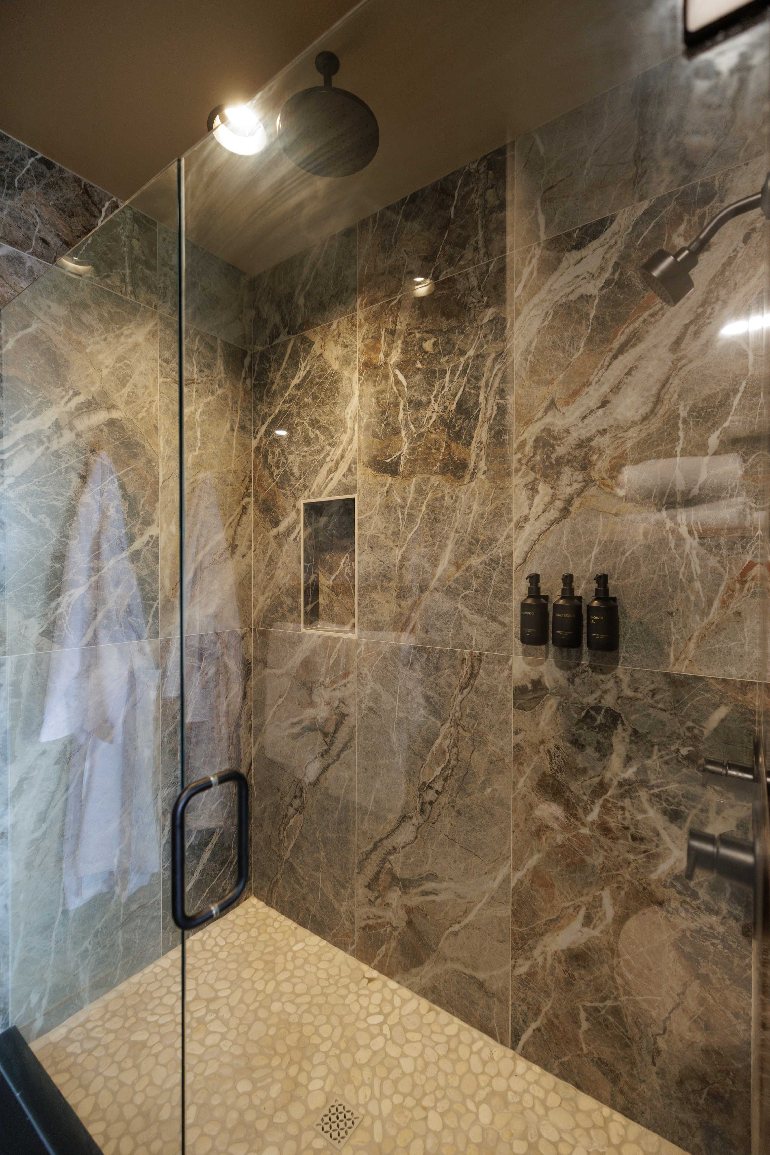 Custom Tiled Walk-In Shower