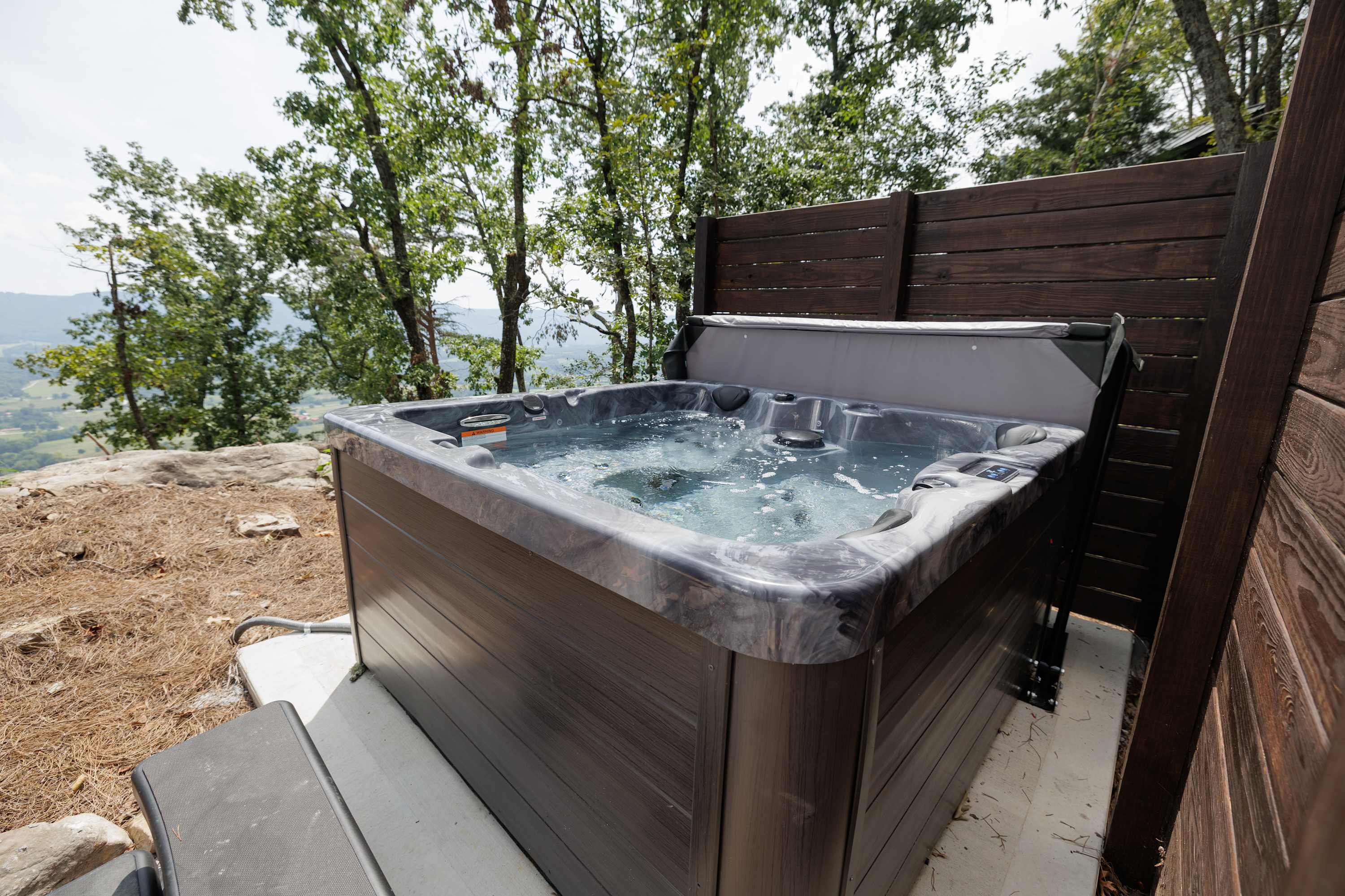 Private Outdoor Deck & Hot Tub with Forest Views