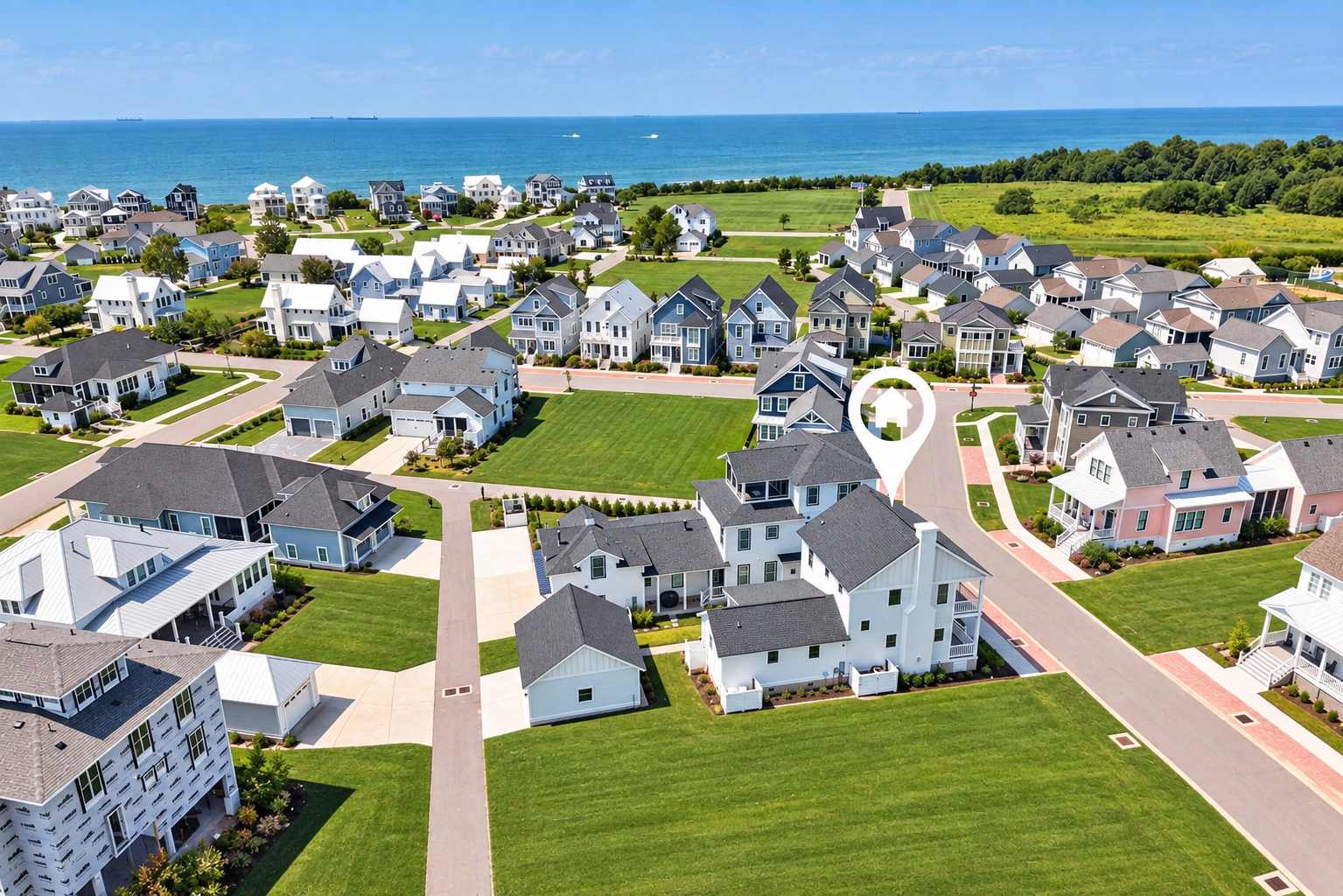 Bayside Wayside - 3BR Home, Walk to Beach + Pool