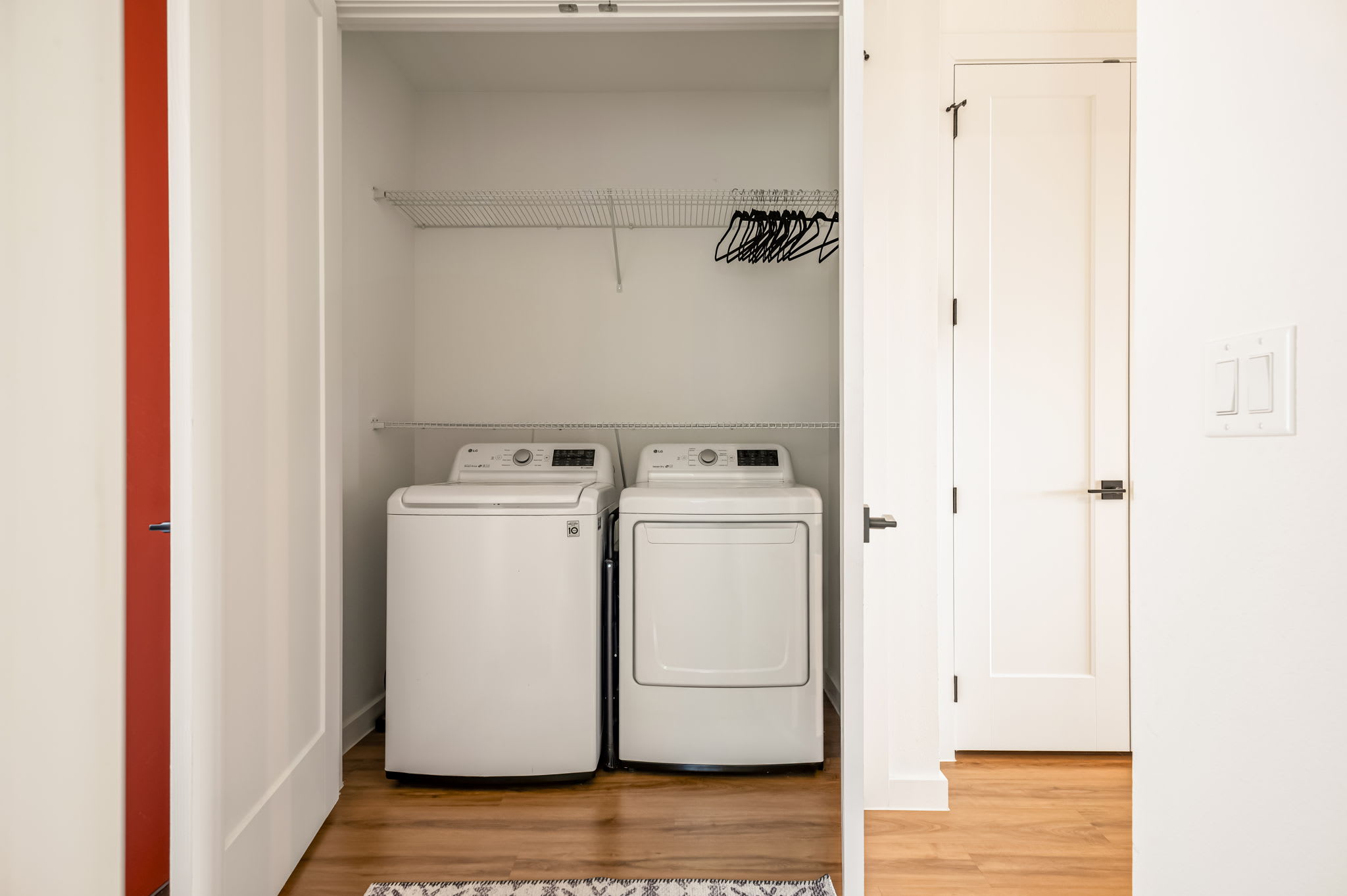 Full-size washer and dryer